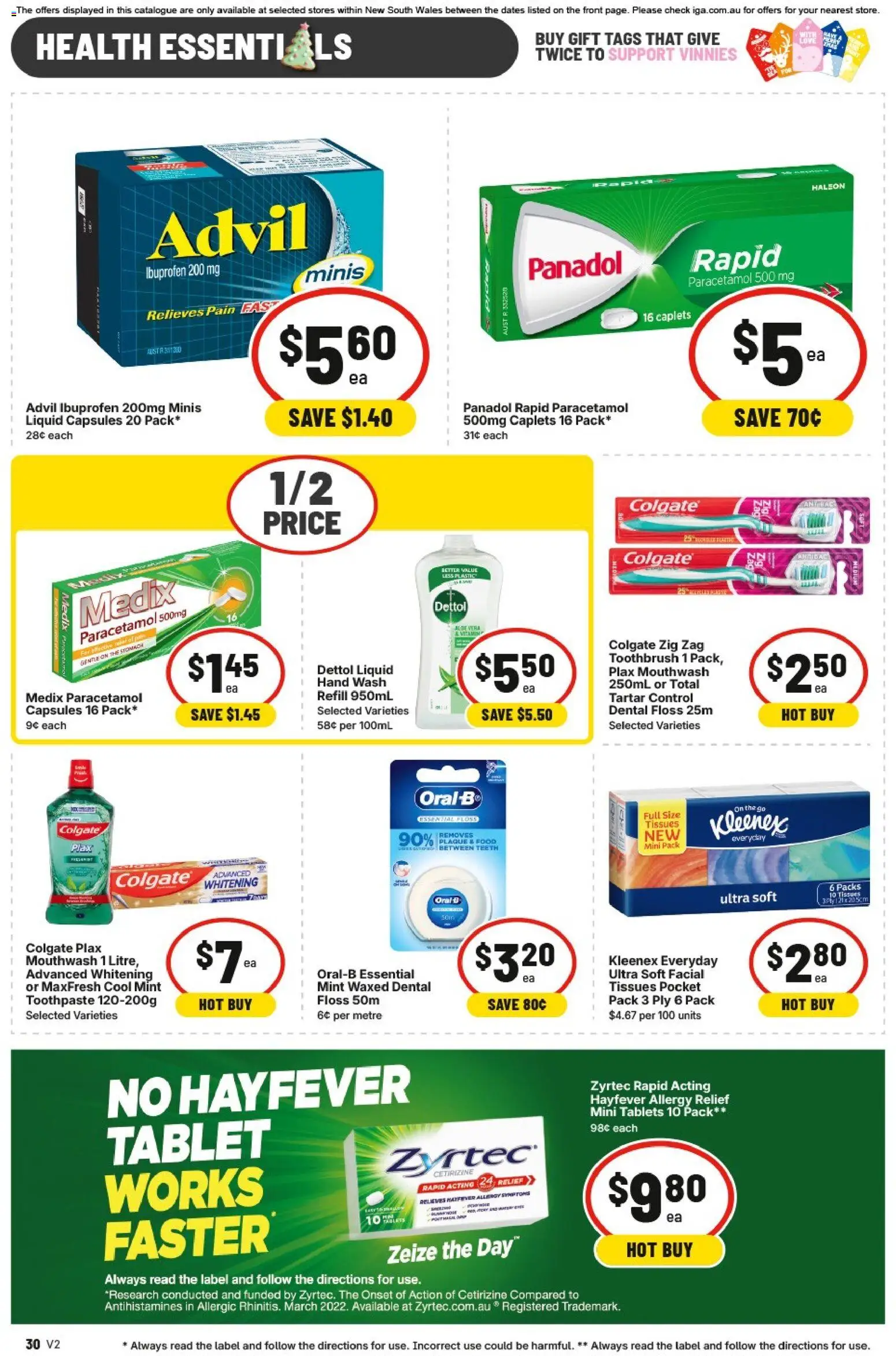 IGA catalogue - valid from 19.11.2025 | Page: 37 | Products: Tablet, Tablets, Hand wash, Allergy