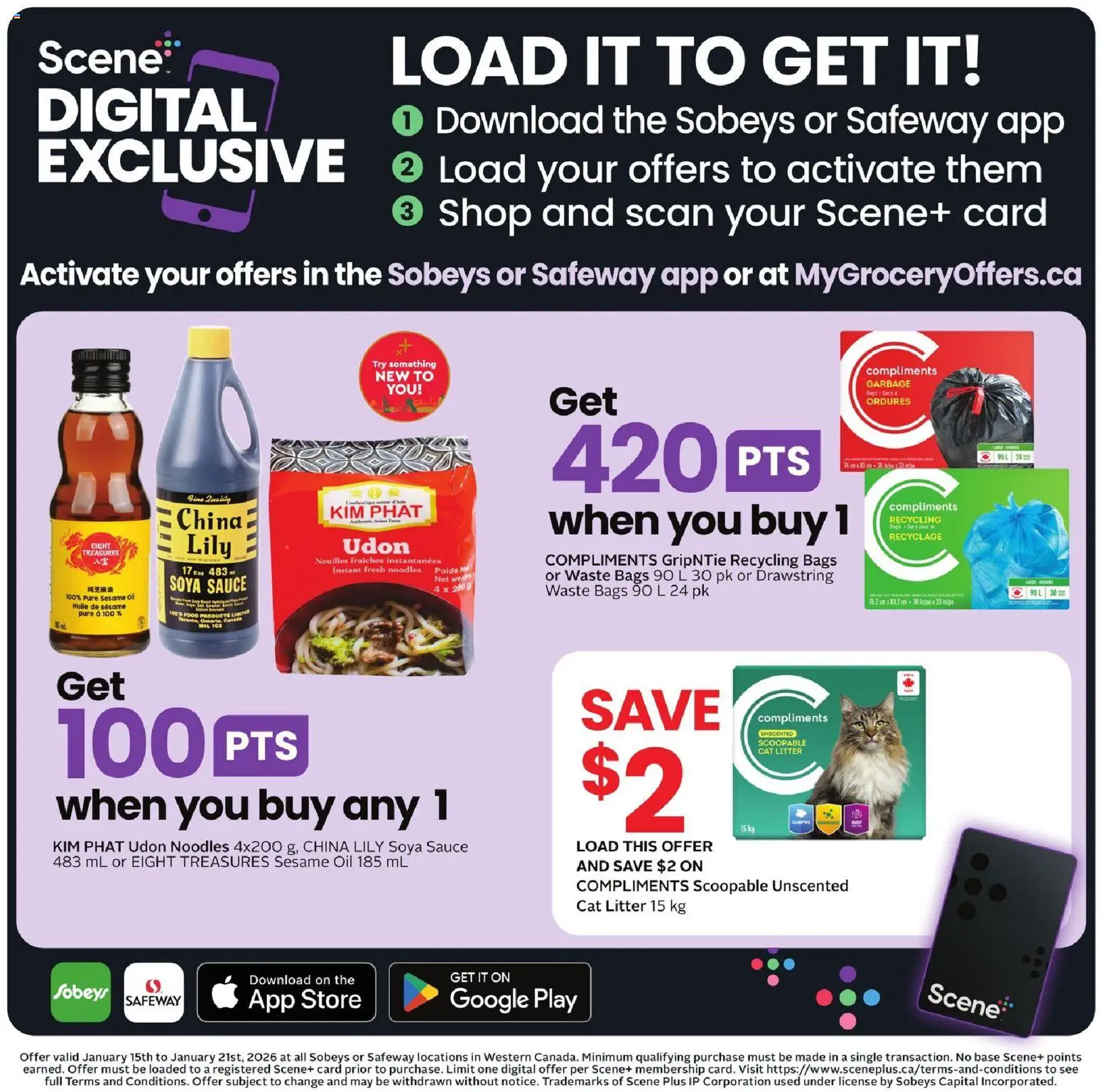 Safeway flyer valid from 15.01.2026 | Page: 19 | Products: Noodles, Oil