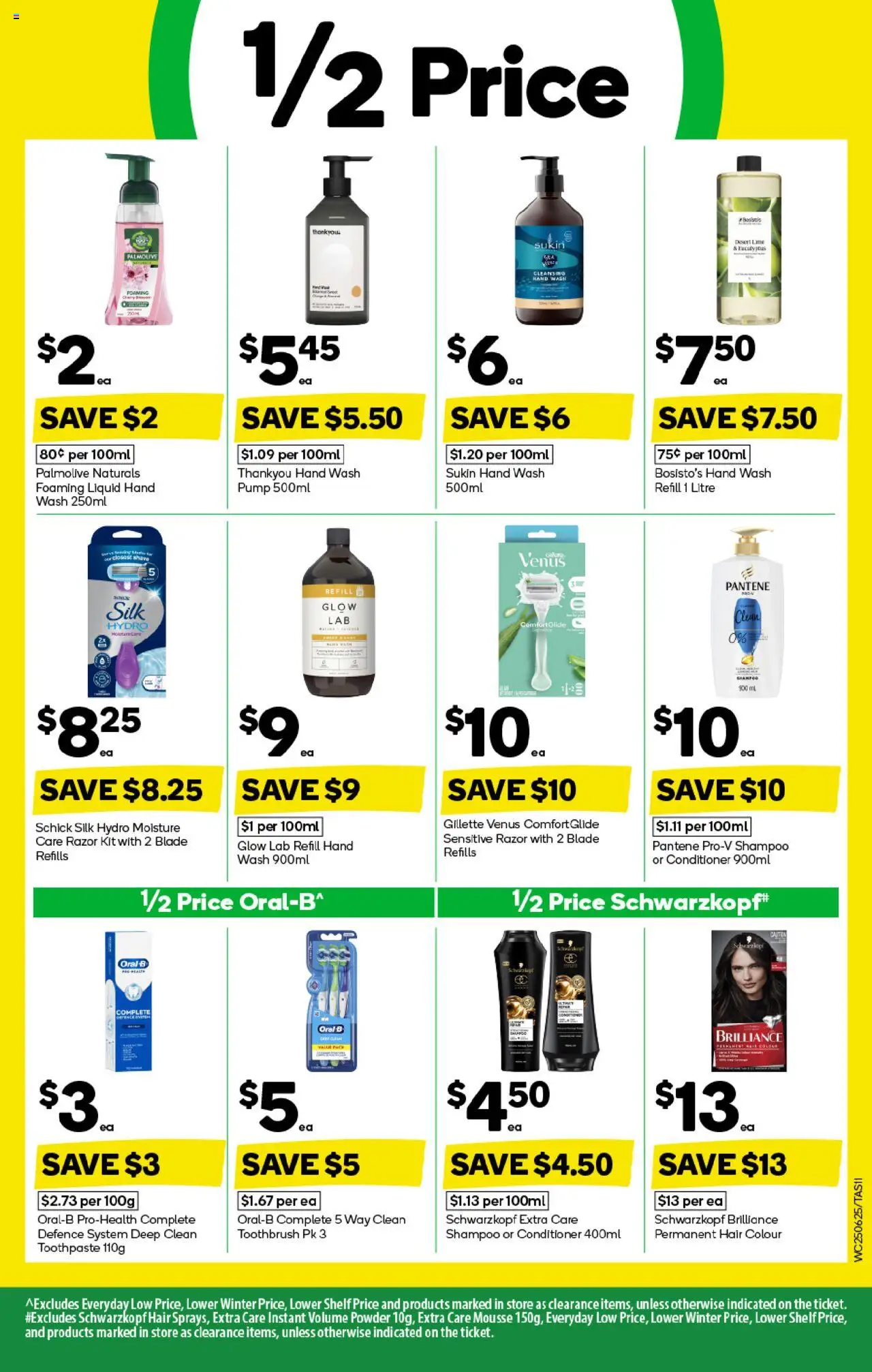 Woolworths catalogue - valid from 25.06.2025 | Page: 11 | Products: Shelf, Shampoo, Conditioner, Hand wash