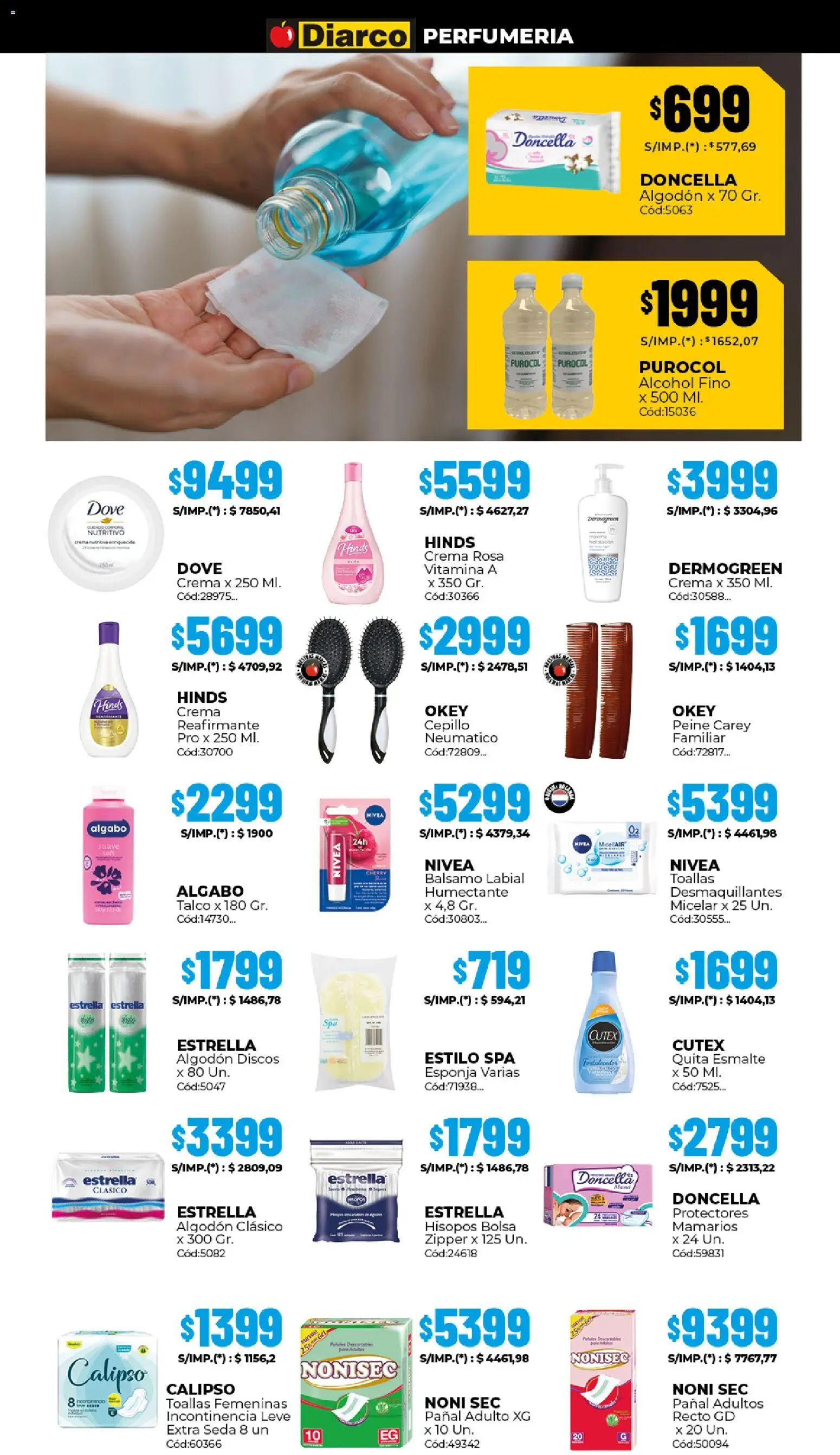 Diarco ofertas │ válido desde el 19.01.2026 | Página: 15 | Productos: Bolsa, Cepillo, Bálsamo, Crema