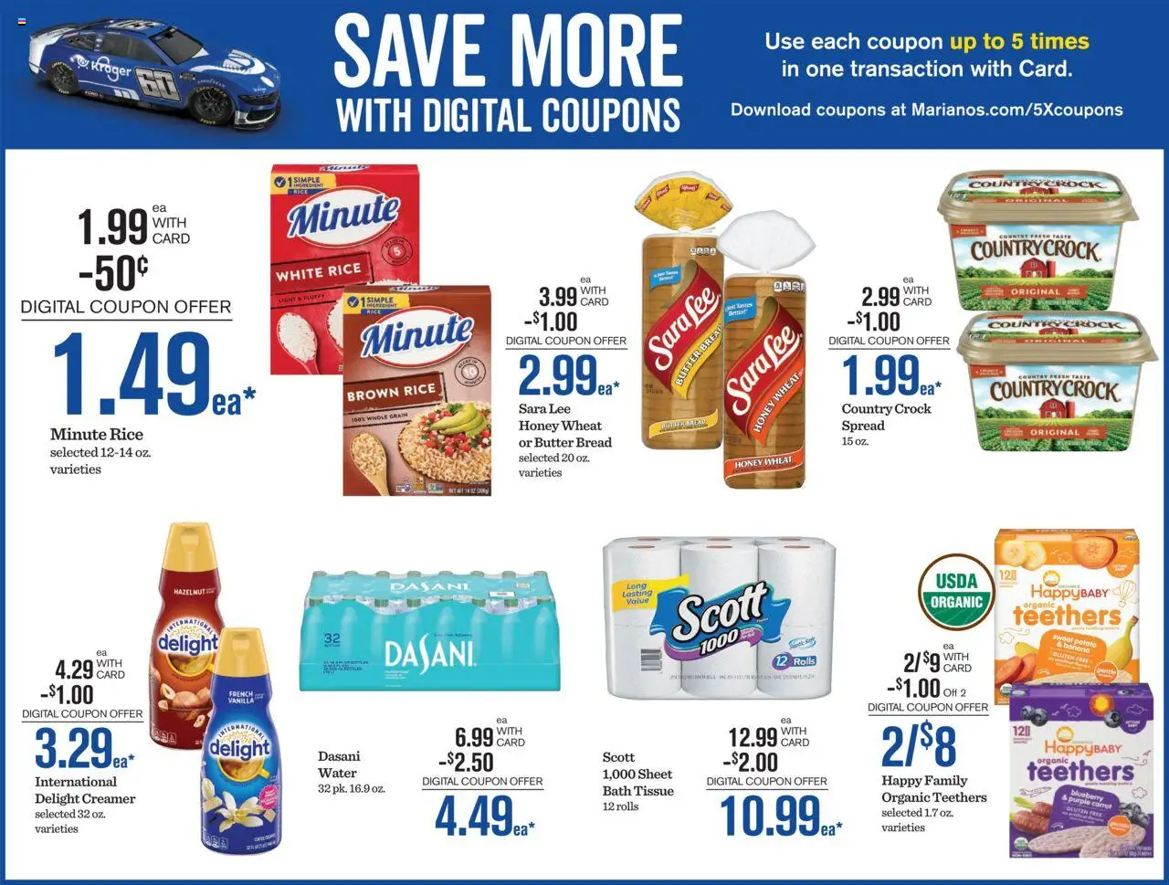 Mariano's Weekly Ad - valid from 08.10.2025 | Page: 10 | Products: Butter, Rice, Carrot, Sheet