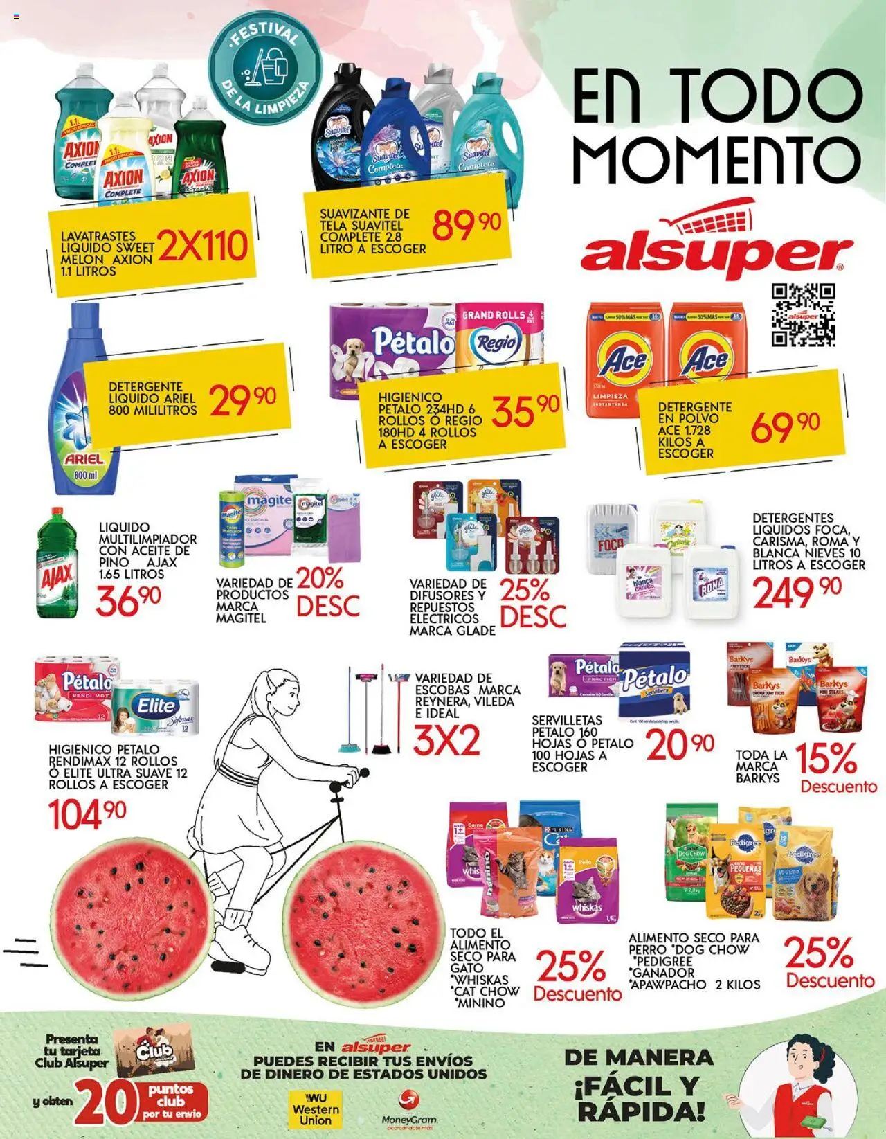 Nuevas ofertas de Alsuper válidas en toda la República Mexicana desde el 26.09.2025. ¡Encuentra las mejores ofertas en Alsuper folleto! | Página: 8 | Productos: Pollo, Detergente, Melón, Foco