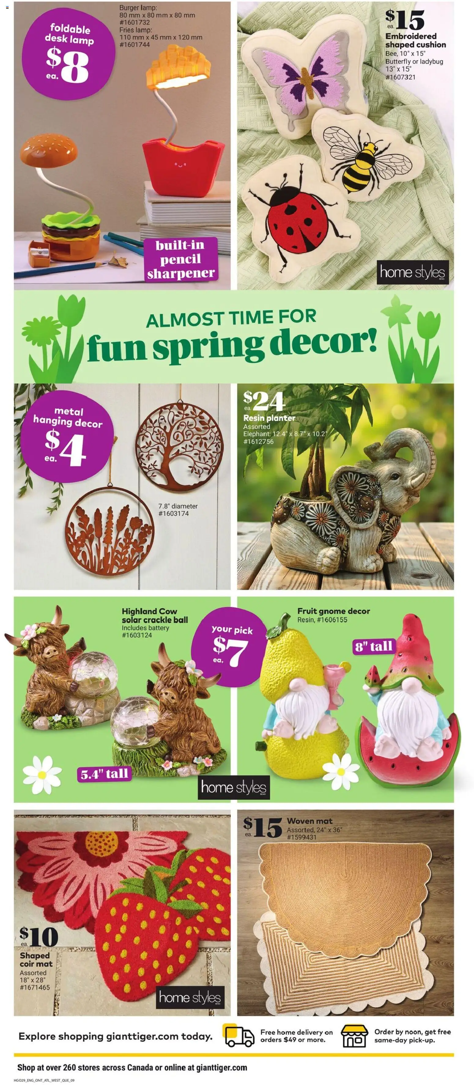 Giant Tiger flyer valid from 18.02.2026 | Page: 11 | Products: Pencil sharpener, Battery, Lamp