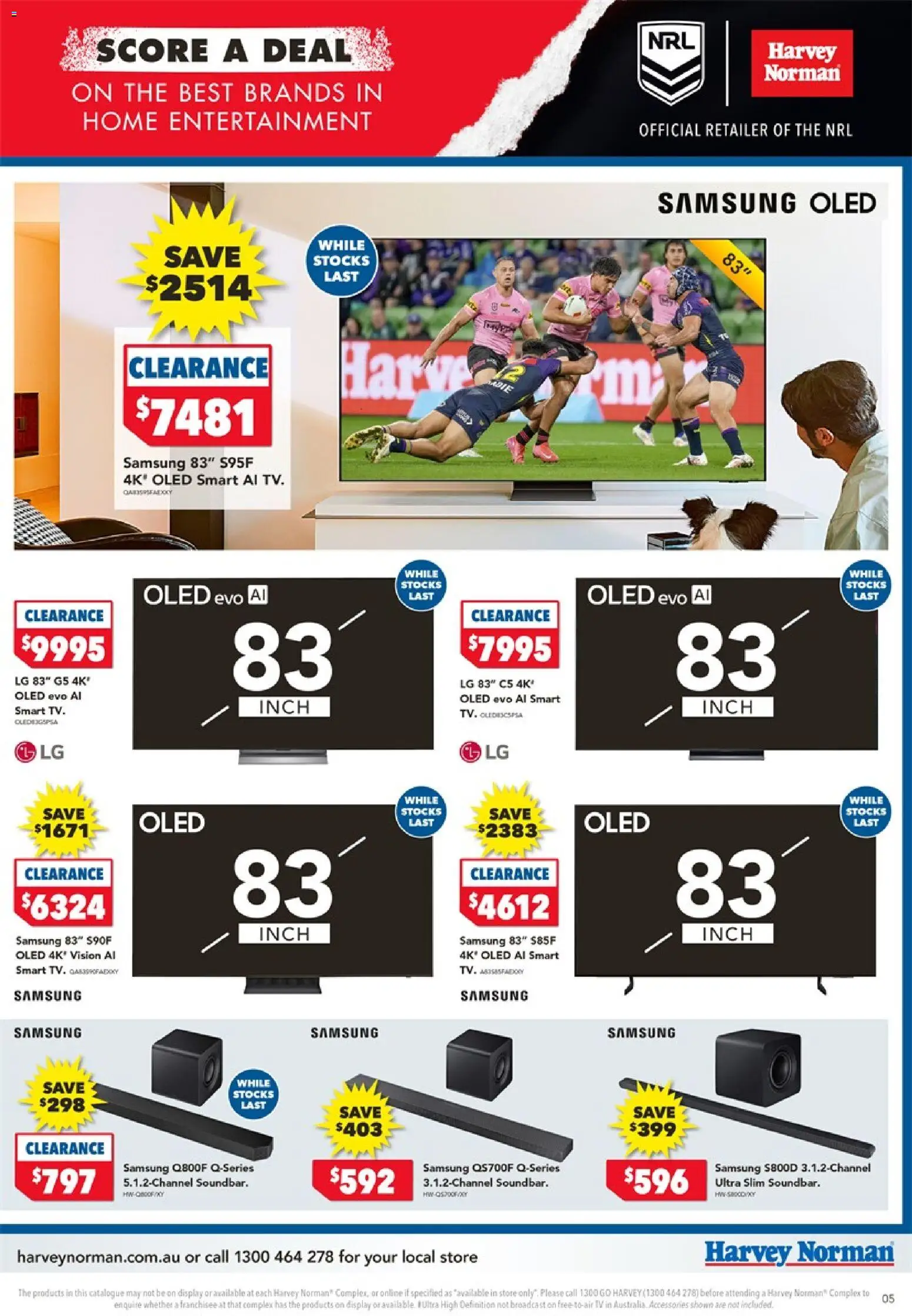 Harvey Norman catalogue - valid from 26.02.2026 | Page: 5 | Products: Accessories, Tv