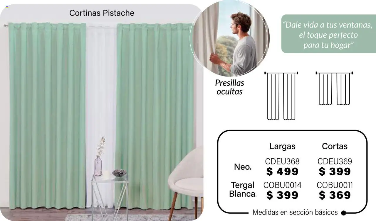 Nuevas ofertas de Colchas Concord válidas en toda la República Mexicana desde el 01.08.2025. ¡Encuentra las mejores ofertas en Colchas Concord - Catálogo! | Página: 879 | Productos: Cortinas