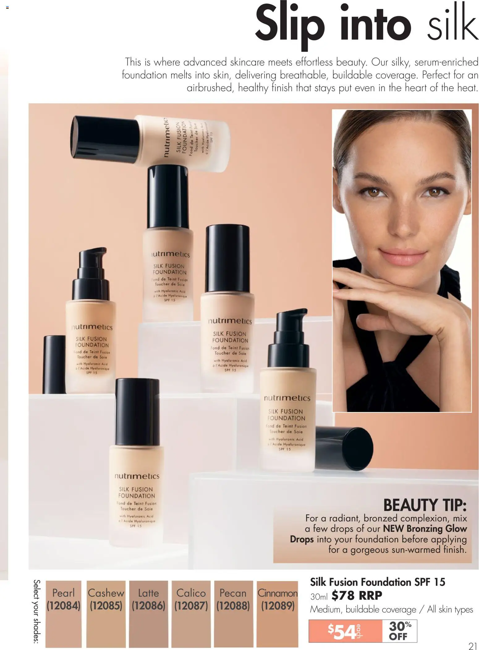 Nutrimetics catalogue - valid from 26.01.2026 | Page: 21 | Products: Slip, Foundation