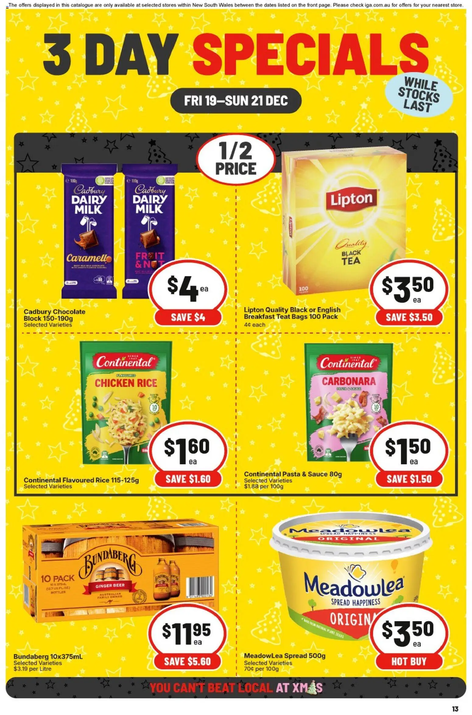 IGA catalogue - valid from 19.12.2025 | Page: 1 | Products: Plant, Milk, Chicken, Pasta