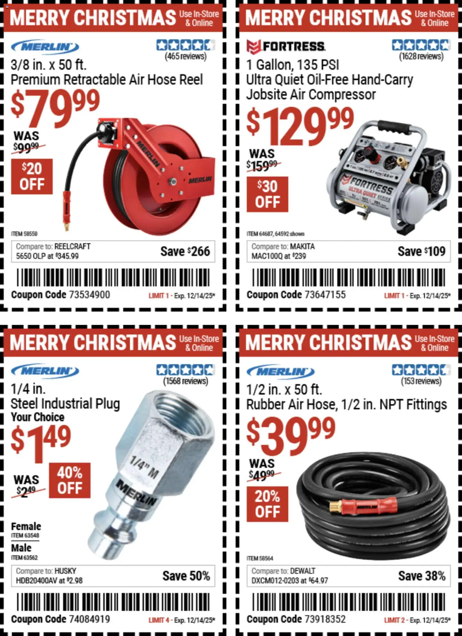 Harbor Freight Christmas Coupon Deals - valid from 02.12.2025 | Page: 16