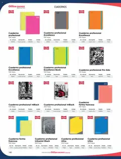 Vista previa de Office Depot catálogo 2025, nuevo folleto de la tienda, válido en México a partir del 09.01.2025 | Página: 142 | Productos: Cuadro, Cuaderno