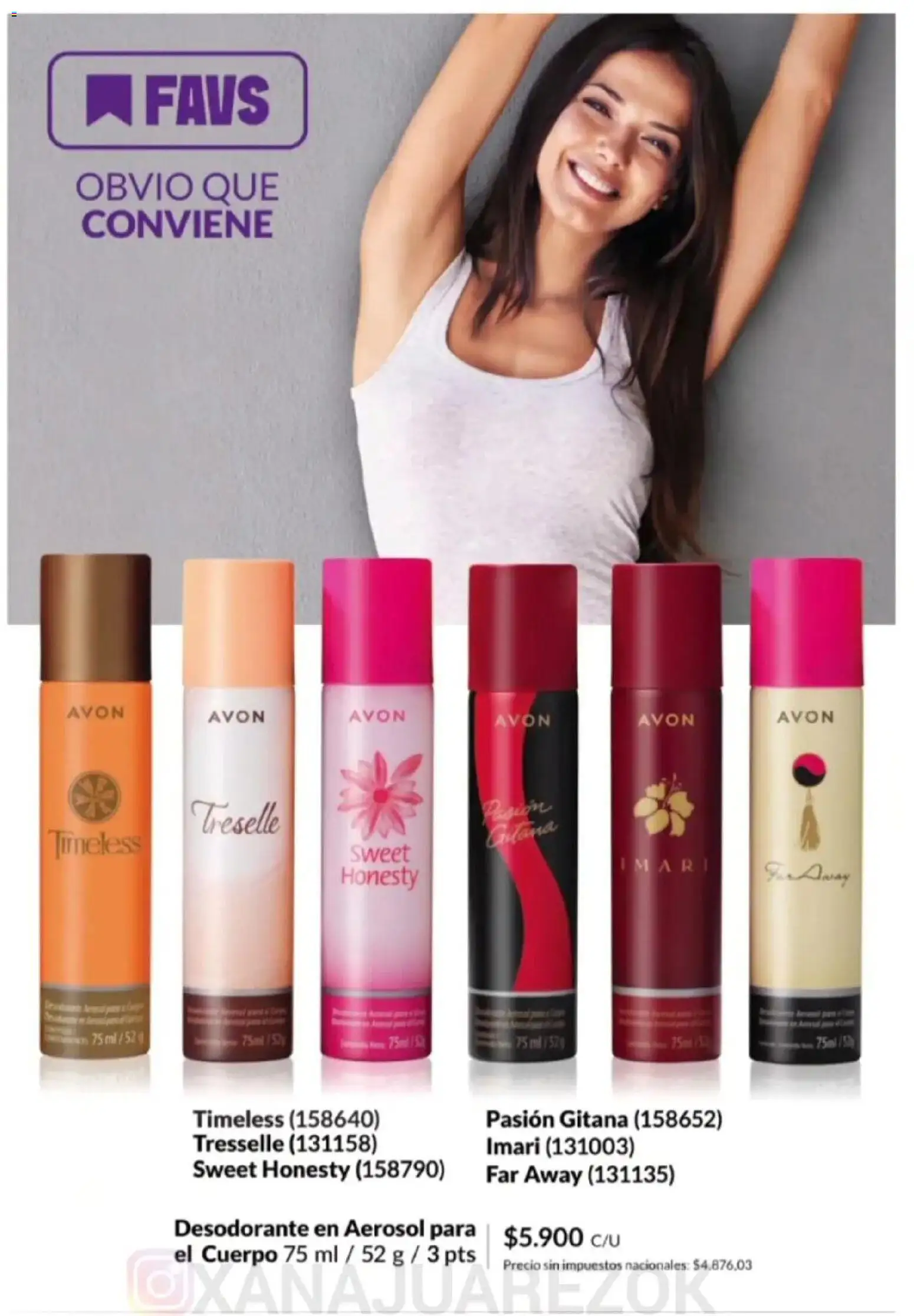 Avon - Campaña 3/2026 │ válido desde el 01.03.2026 | Página: 155 | Productos: Desodorante