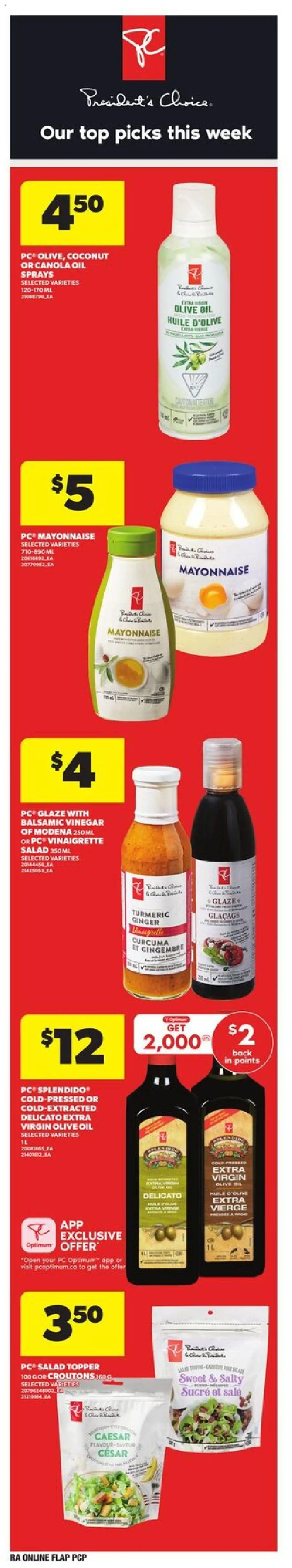 Atlantic Superstore flyer valid from 14.08.2025 | Page: 7 | Products: Salad, PC, Oil