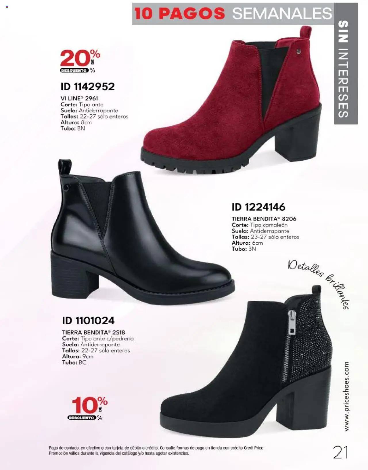 Nuevas ofertas de Price Shoes válidas en toda la República Mexicana desde el 14.10.2025. ¡Encuentra las mejores ofertas en Price Shoes - Catálogo - 10 Pagos sin Intereses! | Página: 21