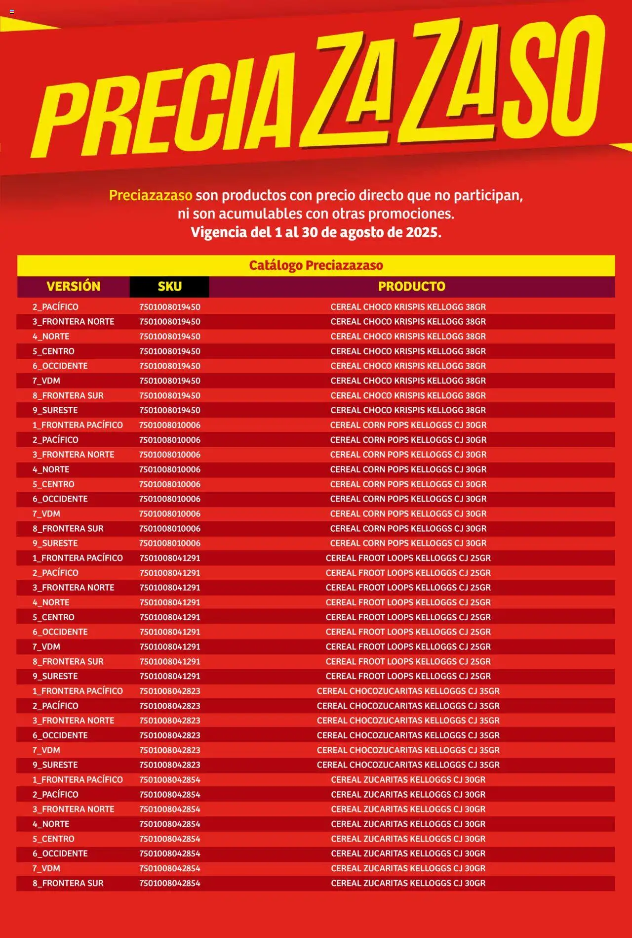 Nuevas ofertas de Soriana válidas en toda la República Mexicana desde el 01.08.2025. ¡Encuentra las mejores ofertas en Soriana - Catálogo Preciazazaso Mercado Nacional! | Página: 53