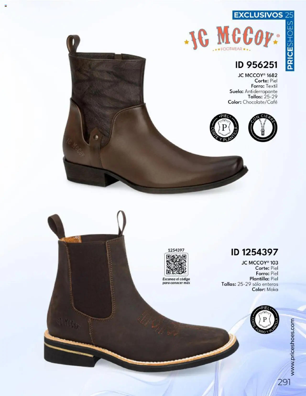 Nuevas ofertas de Price Shoes válidas en toda la República Mexicana desde el 26.06.2025. ¡Encuentra las mejores ofertas en Price Shoes catálogo Botas ! | Página: 291