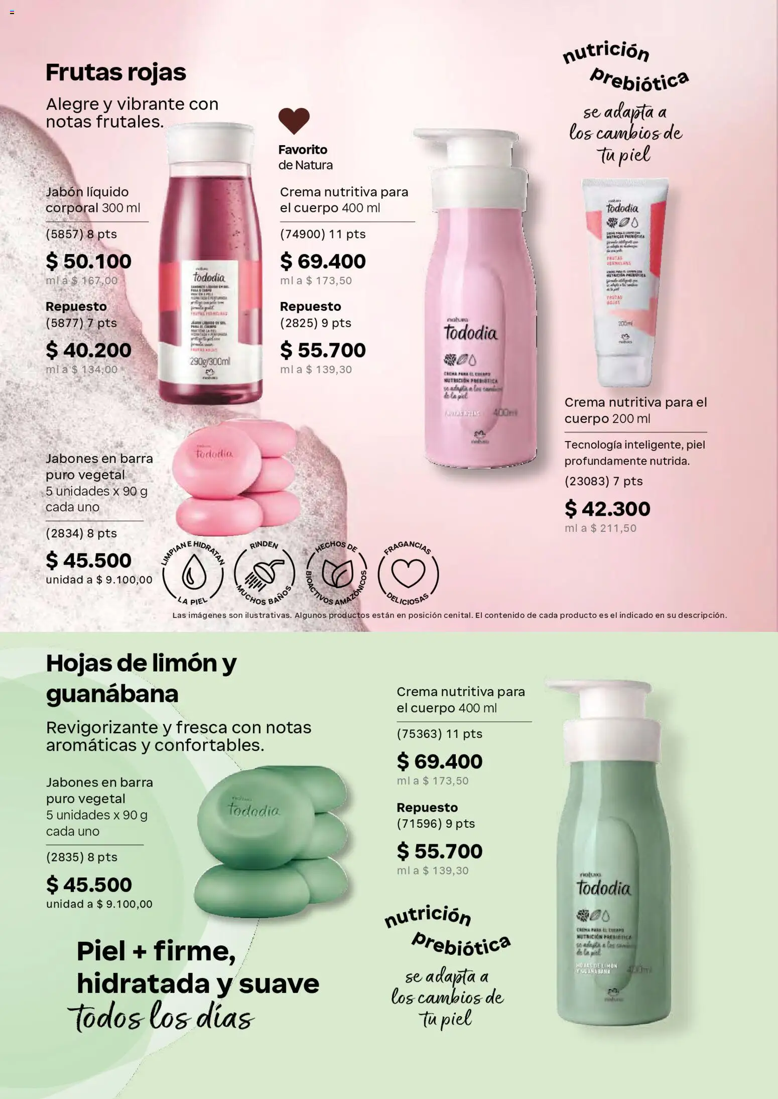 Natura revista - valida desde el 01.03.2026 | Página: 119 | Productos: Crema, Jabón líquido, Limón, Jabón