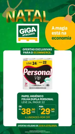 GIGA Atacado - Ofertas da semana  - Pré-Visualização do folheto da loja GIGA Atacado, válido de 21.12.2025