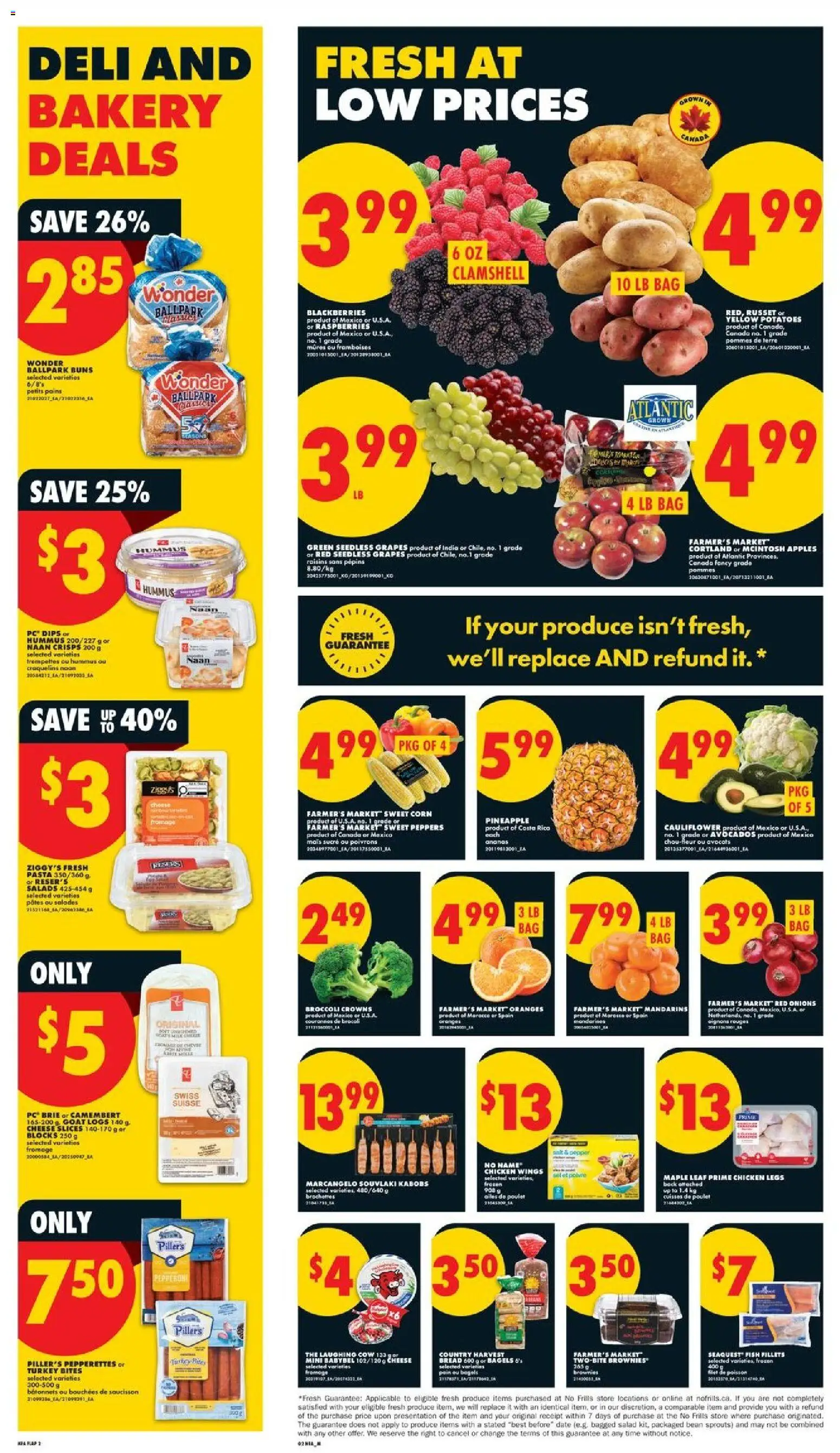 No Frills flyer valid from 23.04.2026 | Page: 3 | Products: PC, Bag, Apples, Oranges