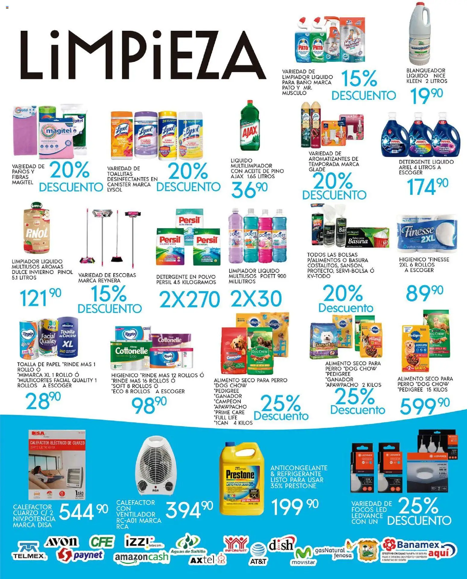 Nuevas ofertas de Alsuper válidas en toda la República Mexicana desde el 04.11.2025. ¡Encuentra las mejores ofertas en Alsuper folleto Saltillo! | Página: 5 | Productos: Limpiador, Cocina, Baño, Polvo