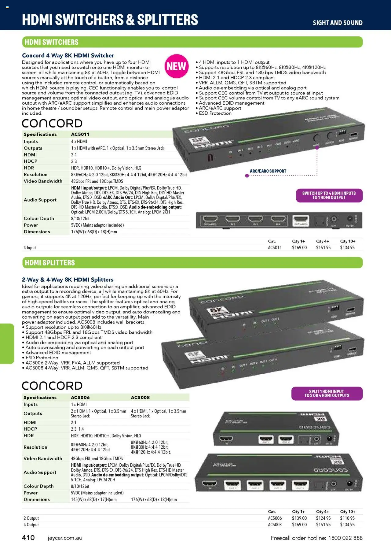 Jaycar catalogue - valid from 09.07.2025 | Page: 410 | Products: Monitor, Tv, Remote control, Stereo