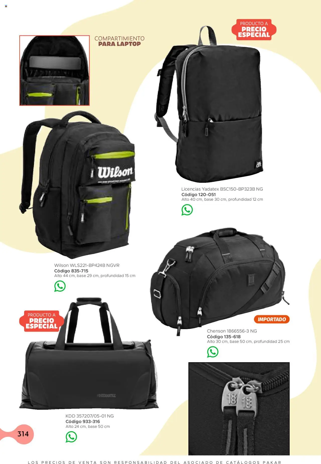 Nuevas ofertas de SC Pakar válidas en toda la República Mexicana desde el 24.07.2025. ¡Encuentra las mejores ofertas en SC Pakar - Catálogo Casual otoño / invierno! | Página: 314