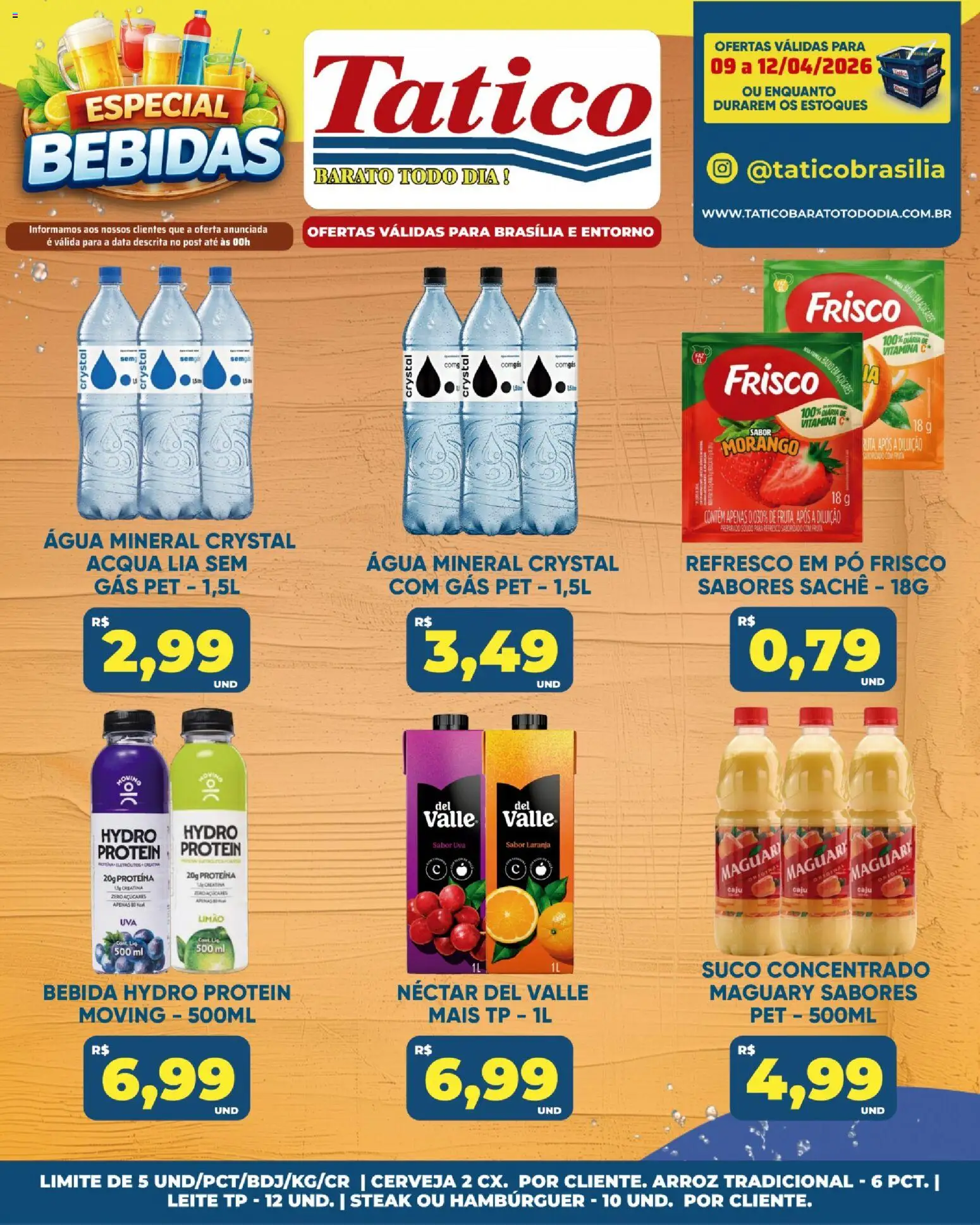 Tatico Folheto - válido de 09.04.2026 | Página: 25 | Produtos: Caju, Pó, Refresco, Leite