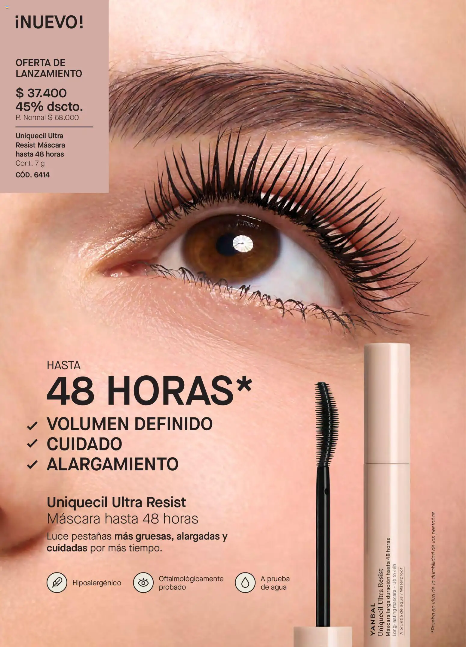 Yanbal revista - valida desde el 08.11.2025 | Página: 62 | Productos: Agua, Máscara