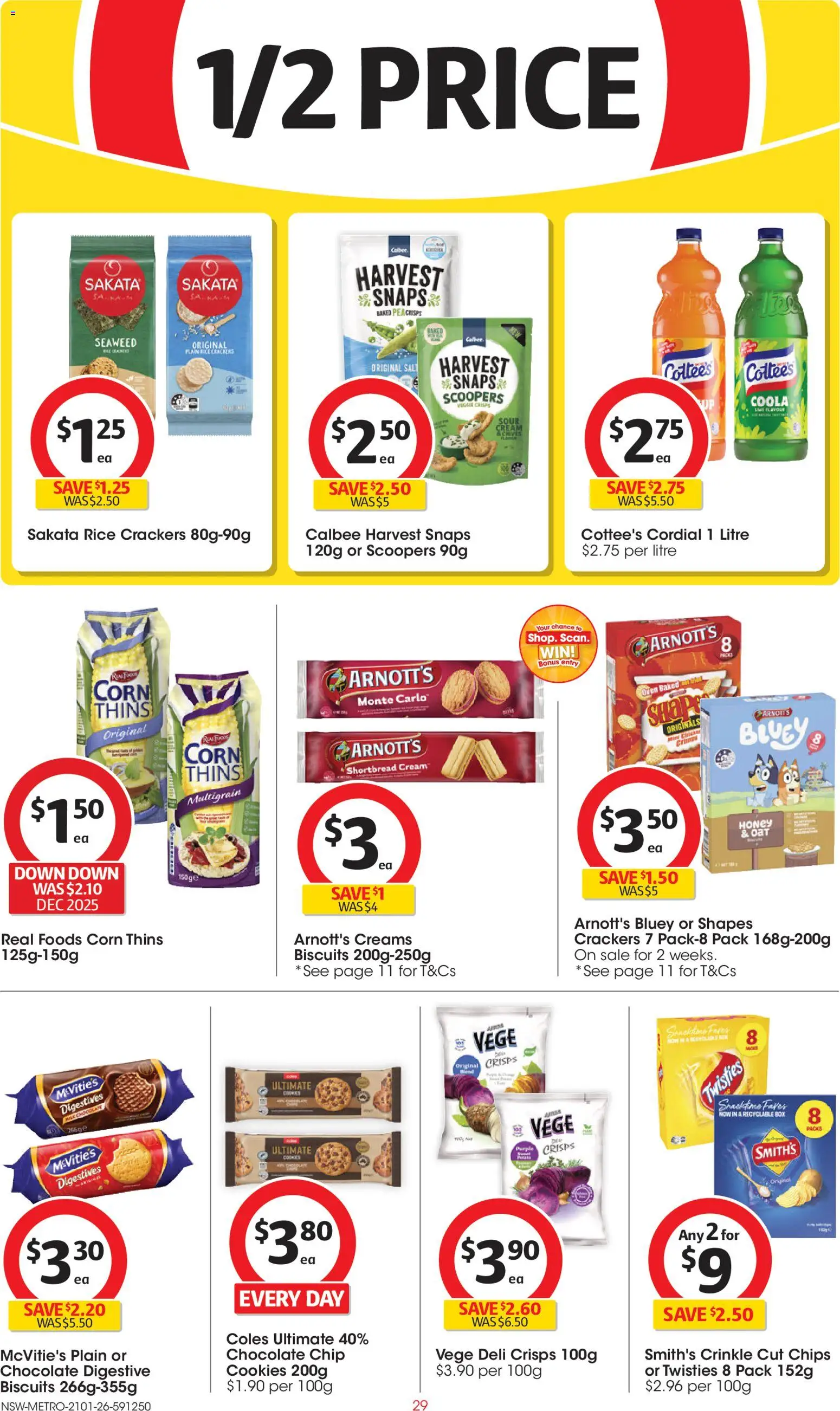 Coles catalogue - valid from 21.01.2026 | Page: 29 | Products: Rice, Chips, Cream, Biscuits