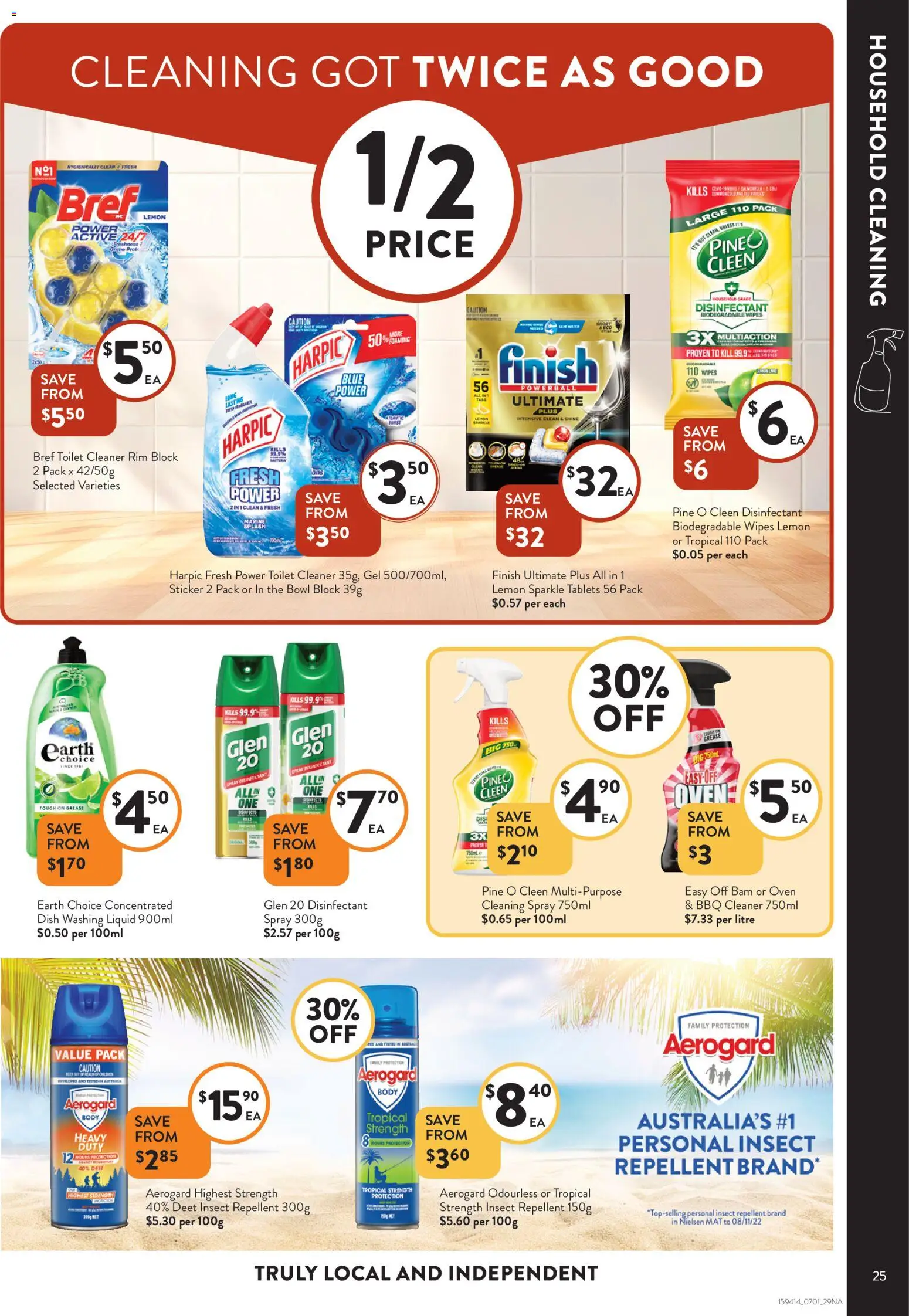 Foodworks catalogue - valid from 07.01.2026 | Page: 25 | Products: Toilet, Household, Cleaner, Tablets