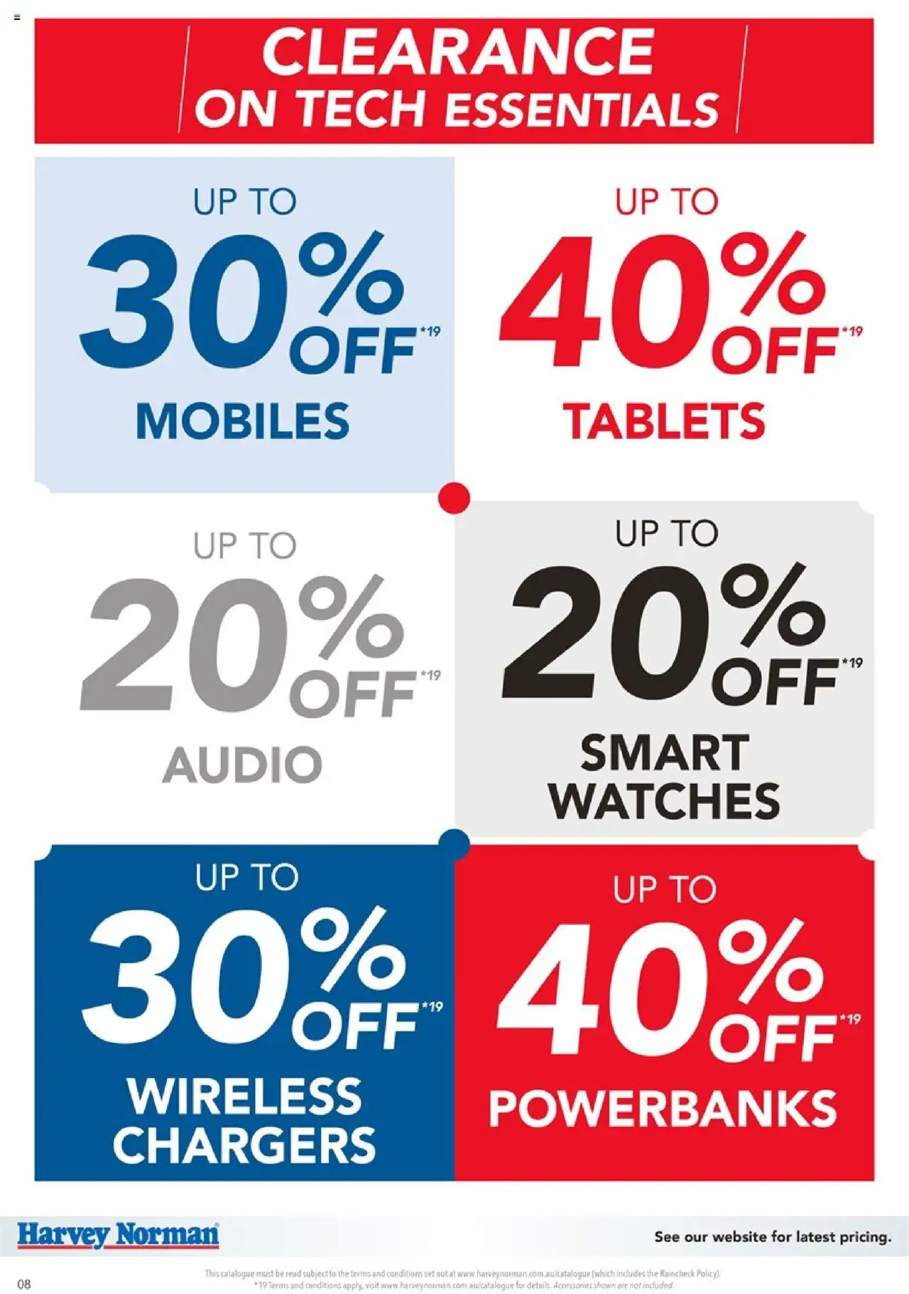 Harvey Norman catalogue - valid from 17.10.2025 | Page: 8 | Products: Accessories, Audio, Tablets