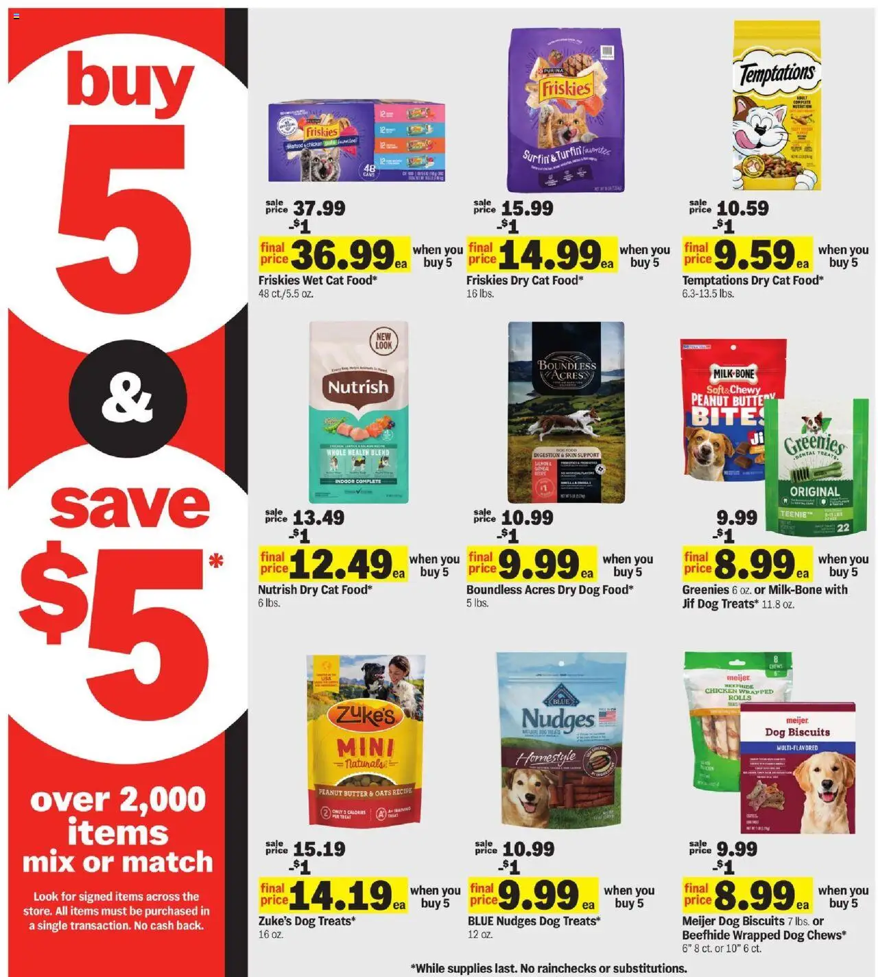 Meijer Weekly Ad - valid from 17.08.2025 | Page: 16 | Products: Lathe, Dog Treats, Butter