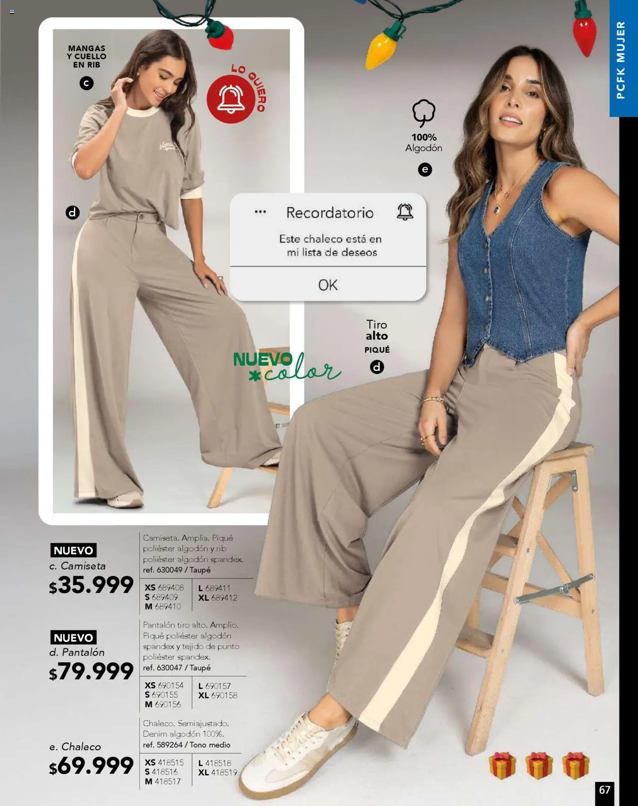 Pacifika revista - valida desde el 25.09.2025 | Página: 73 | Productos: Algodón, Camiseta, Cuello, Chaleco