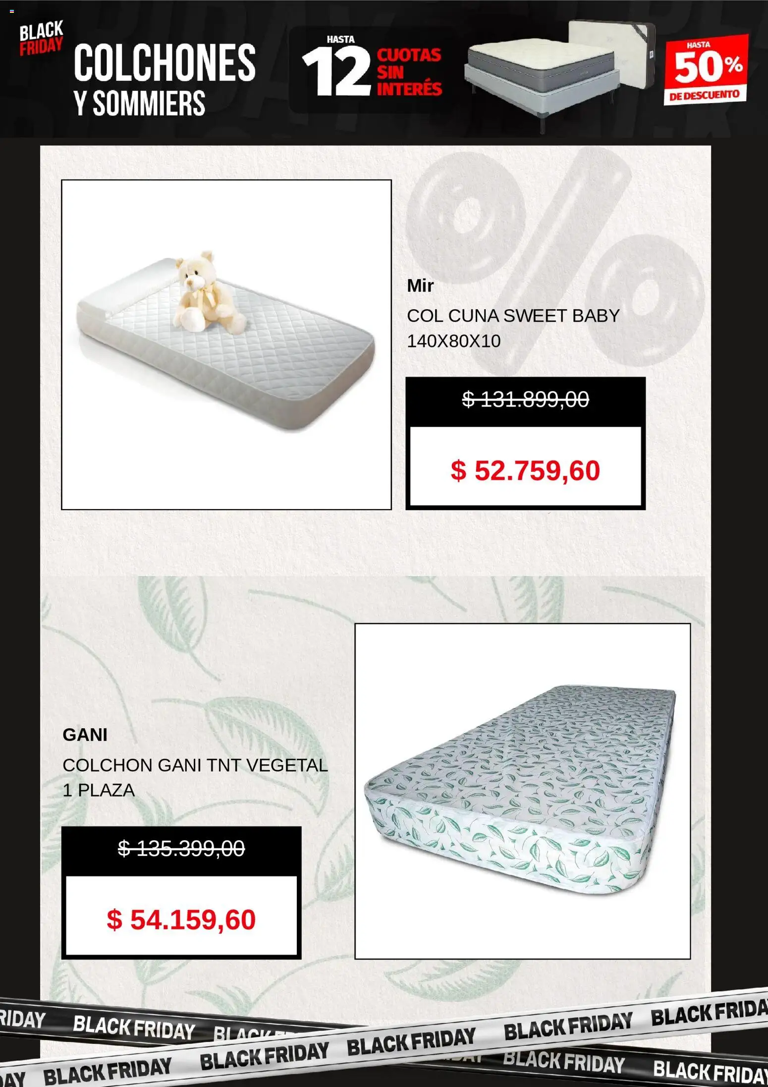 Hipermercado Libertad Black Friday │ válido desde el 27.11.2025 | Página: 5 | Productos: Colchón, Cuna