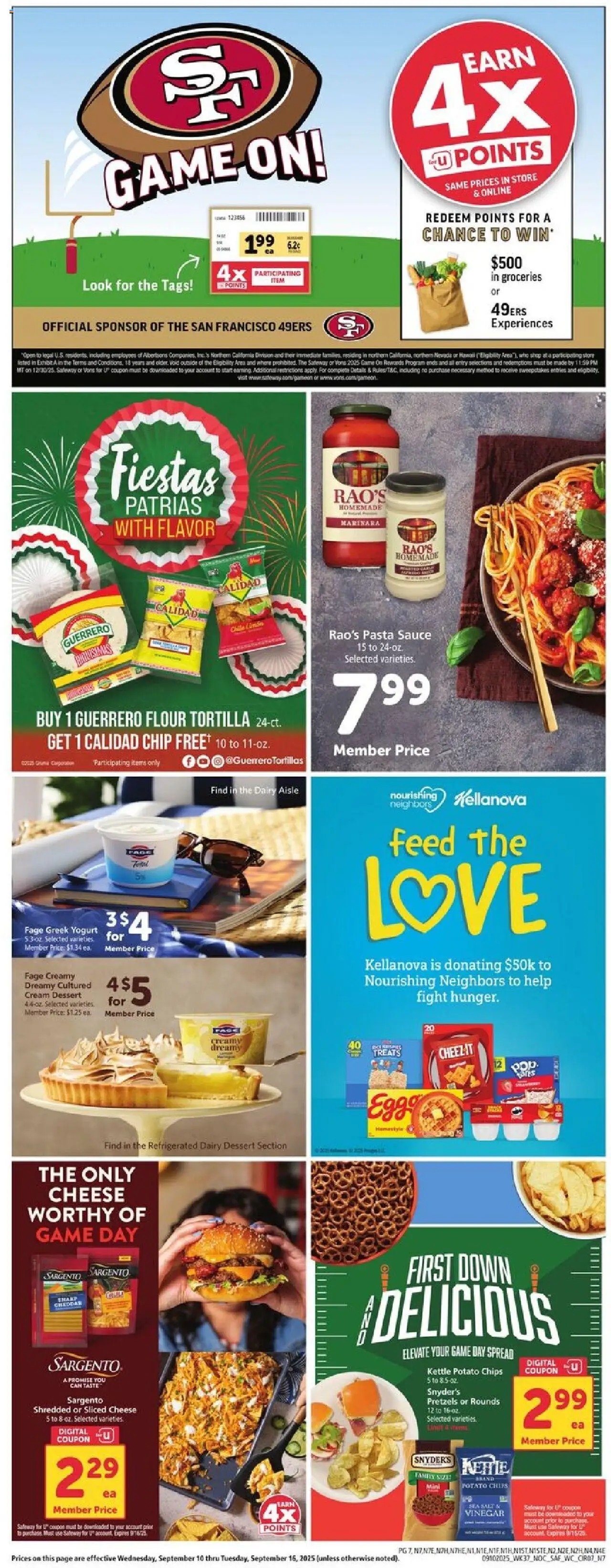 Safeway Weekly Ad - valid from 10.09.2025 | Page: 7 | Products: Vinegar, Chips, Sauce, Salt