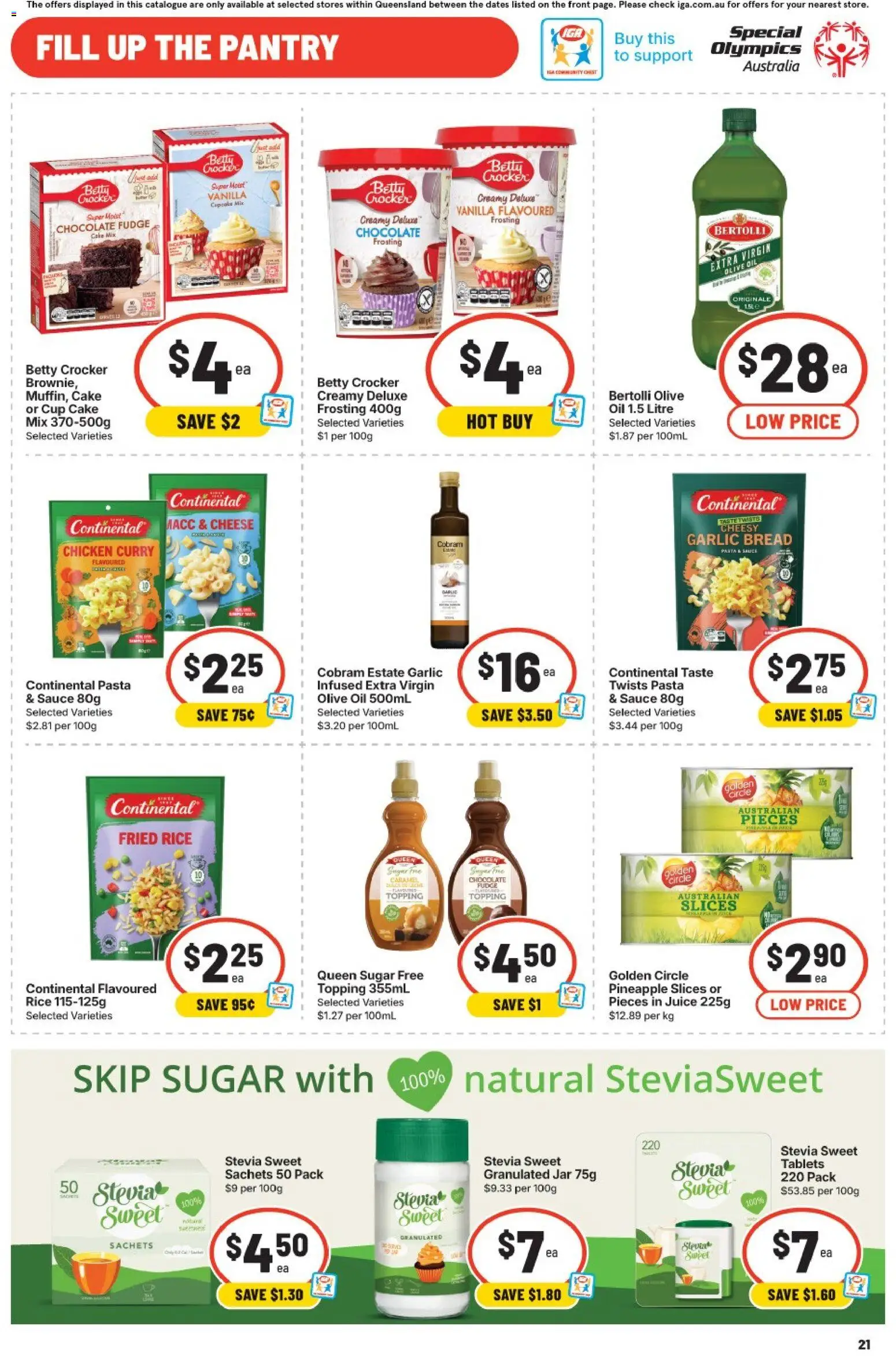 IGA catalogue - valid from 29.04.2026 | Page: 21 | Products: Curry, Cheese, Chocolate, Juice