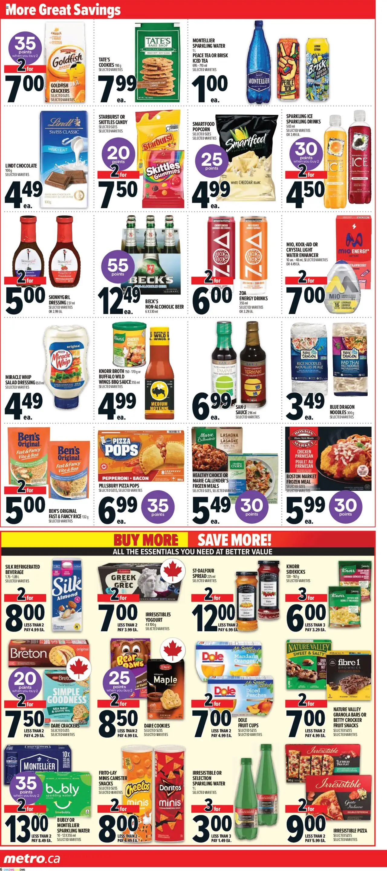 Metro flyer valid from 04.09.2025 | Page: 11 | Products: Rice, Noodles, Cookies, Chocolate