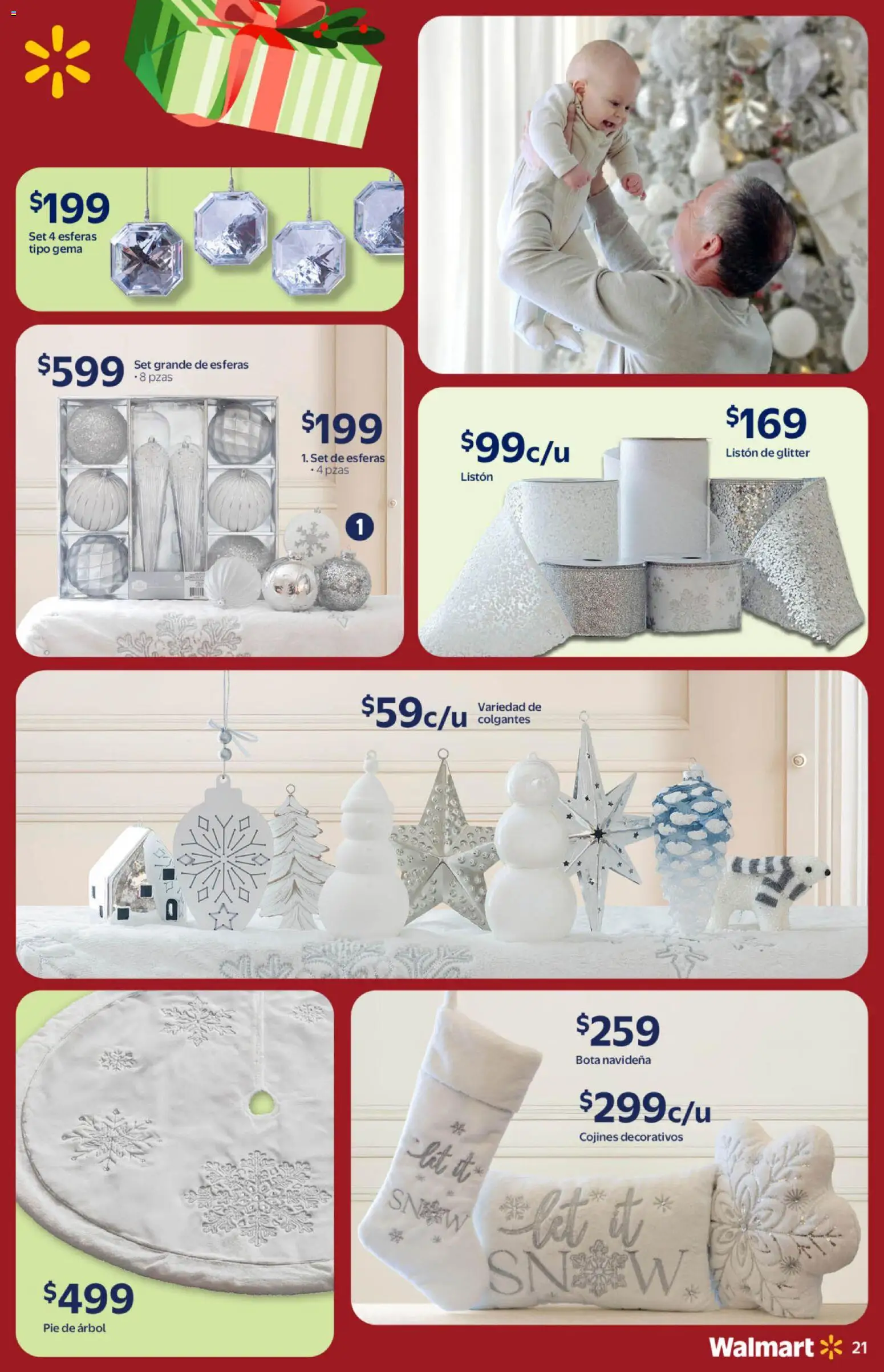 Nuevas ofertas de Walmart válidas en toda la República Mexicana desde el 21.10.2025. ¡Encuentra las mejores ofertas en Walmart catálogo Navidad! | Página: 21 | Productos: Glitter