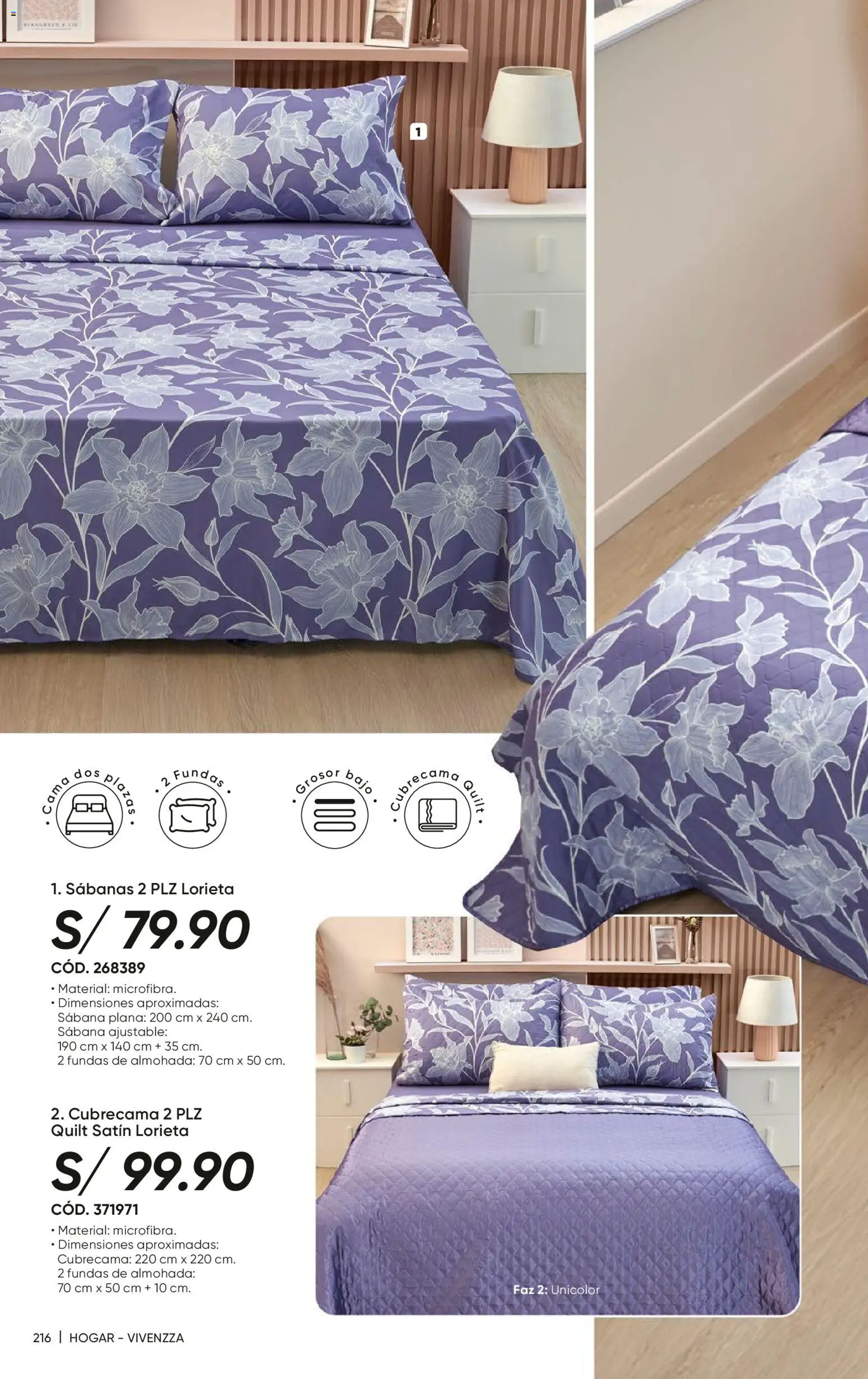 Catálogo Azzorti válido desde 15.12.2025 | Página: 219 | Productos: Cama, Almohada