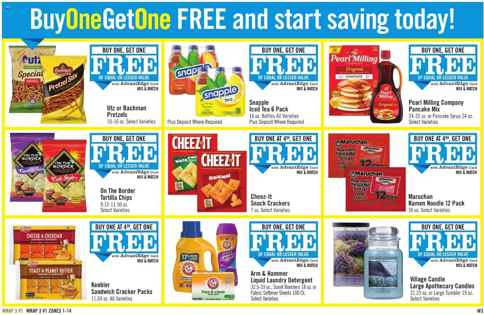 Price Chopper - Weekly Ad - valid from 05.04.2026 | Page: 15 | Products: Hammer, Fabric softener, Beef, Peach