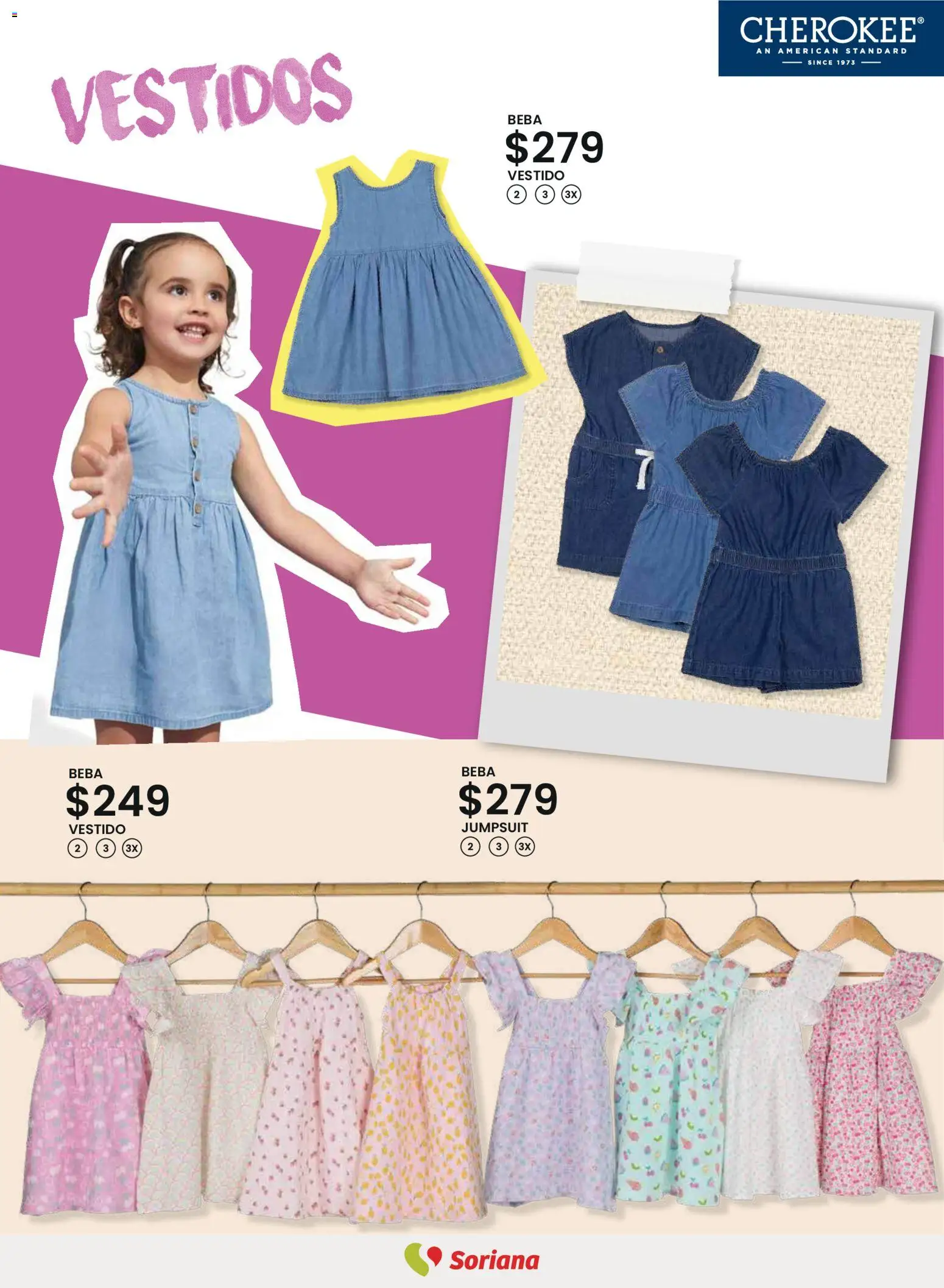 Nuevas ofertas de Soriana válidas en toda la República Mexicana desde el 12.03.2026. ¡Encuentra las mejores ofertas en Soriana Catálogo Primavera Verano Híper Nacional! | Página: 26 | Productos: Vestido