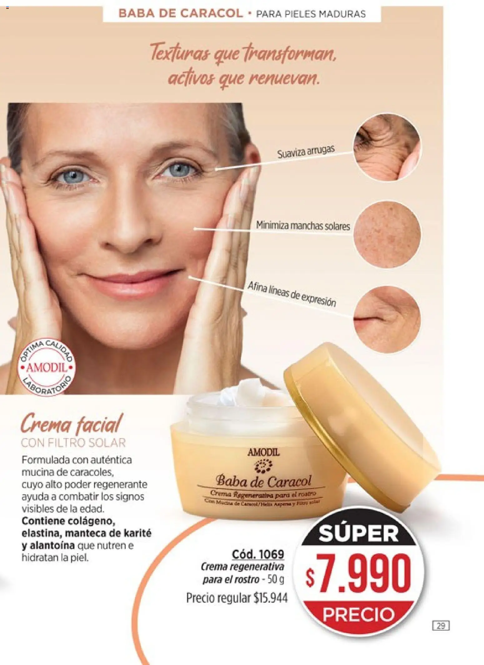 Catálogo Amodil Campaña 4 │ válido desde el 01.03.2026 | Página: 29 | Productos: Crema regenerativa, Manteca, Crema