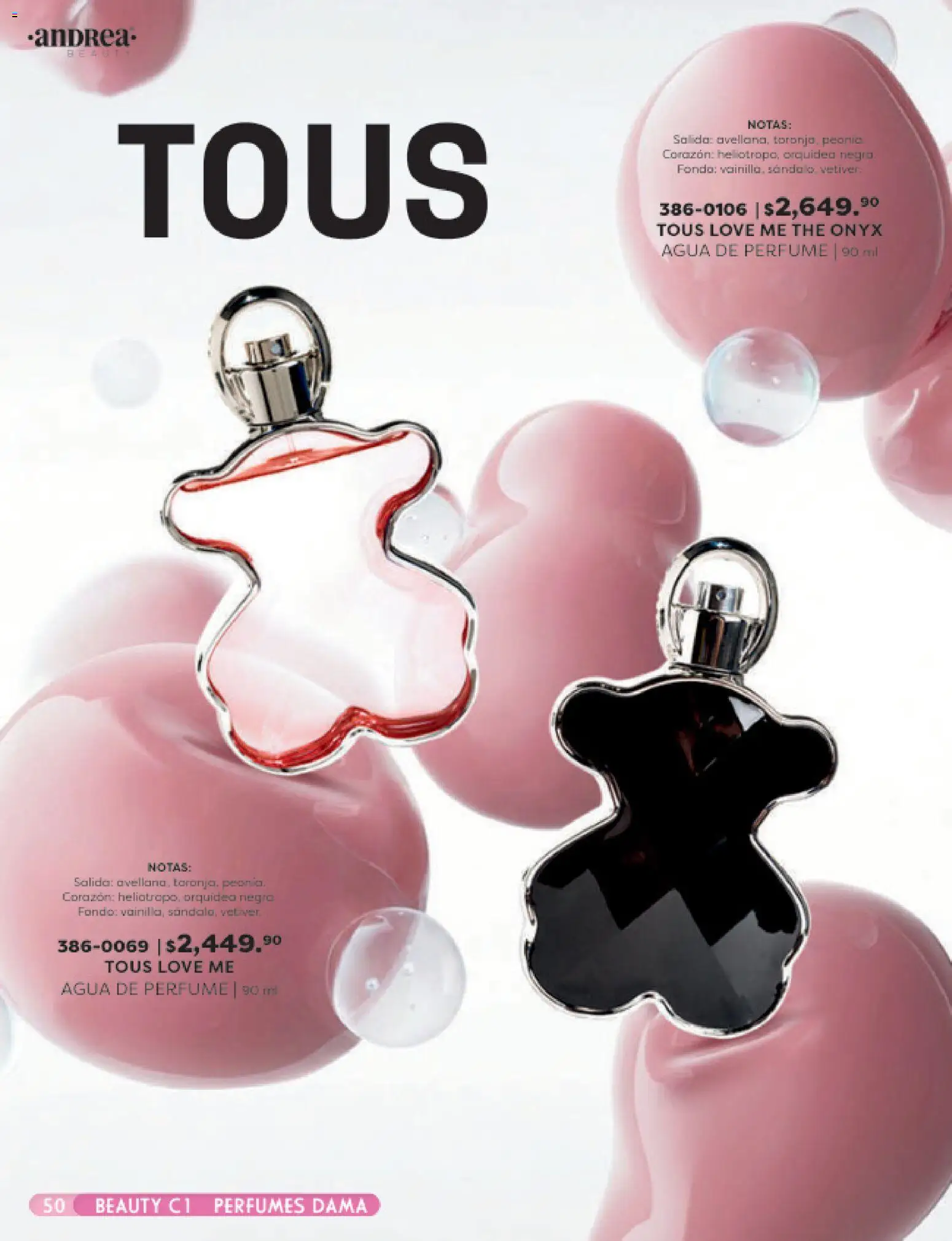 Nuevas ofertas de Andrea válidas en toda la República Mexicana desde el 25.01.2026. ¡Encuentra las mejores ofertas en Andrea catálogo Beauty! | Página: 50 | Productos: Agua, Perfume