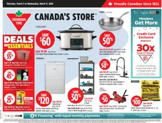 Preview of Canadian Tire weekly flyer from shop Canadian Tire valid from 05.03.2026