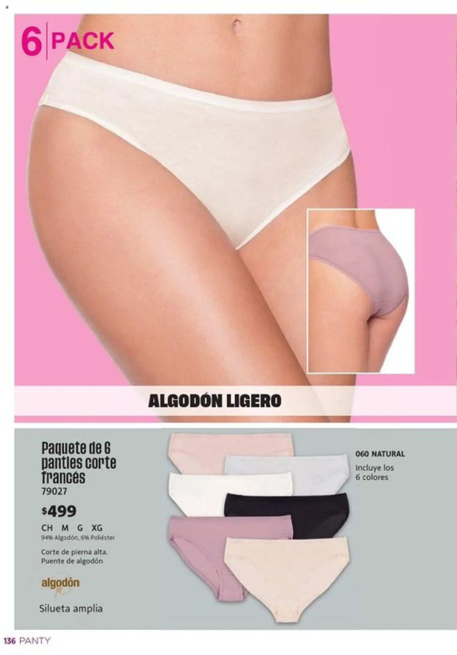 Nuevas ofertas de Ilusión válidas en toda la República Mexicana desde el 01.03.2026. ¡Encuentra las mejores ofertas en Ilusión catálogo Primavera! | Página: 138 | Productos: Algodón