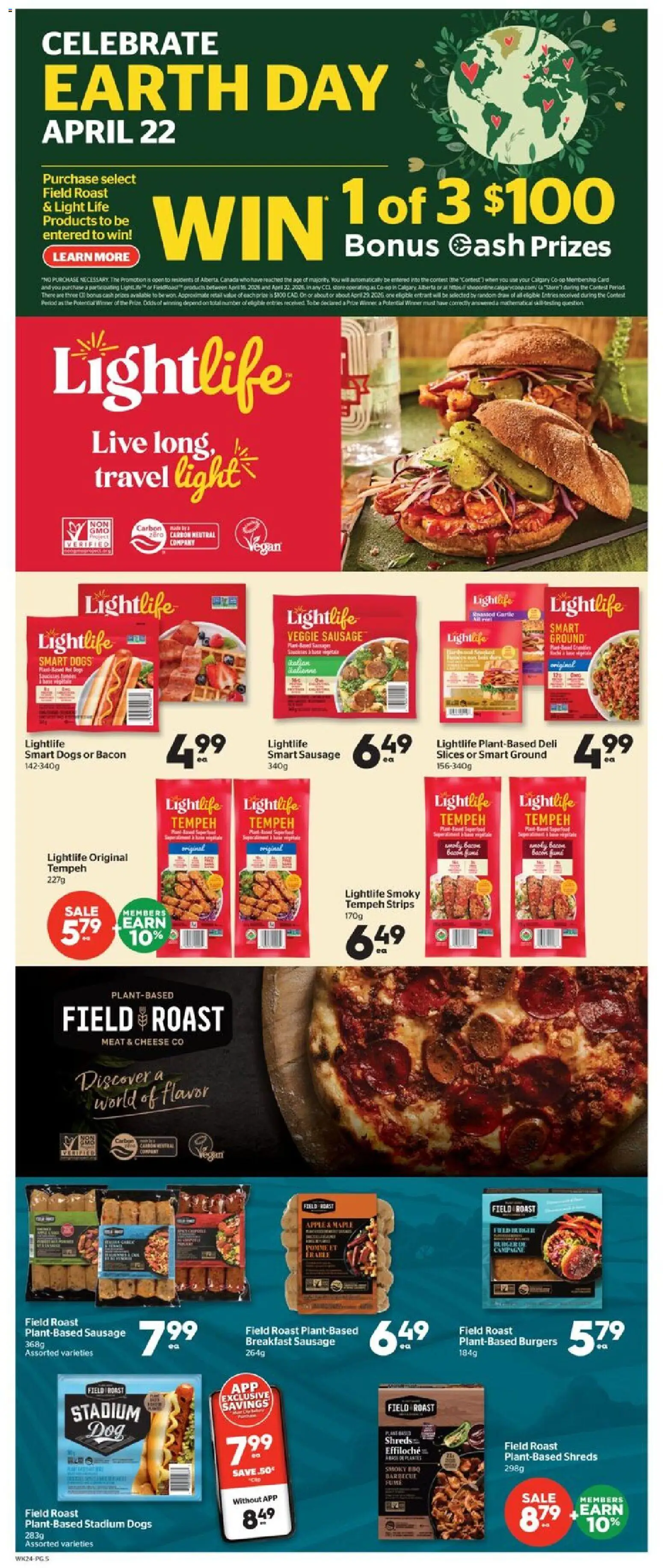 Calgary Co-op flyer valid from 16.04.2026 | Page: 4 | Products: Cheese