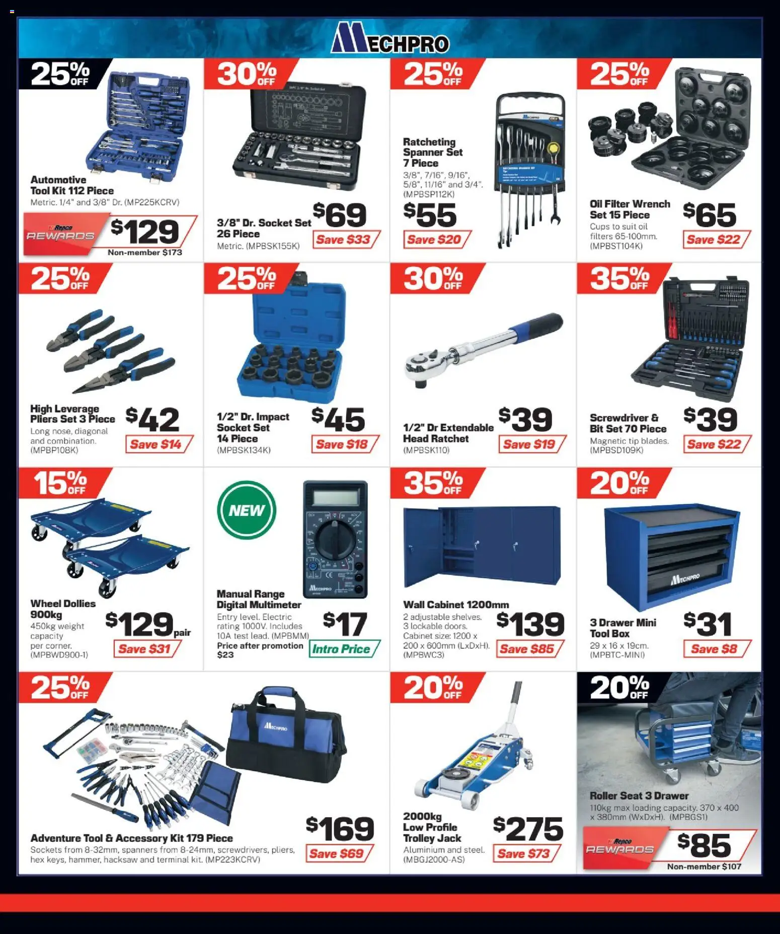 Repco catalogue - valid from 05.11.2025 | Page: 10 | Products: Box, Drawer, Oil, Weight