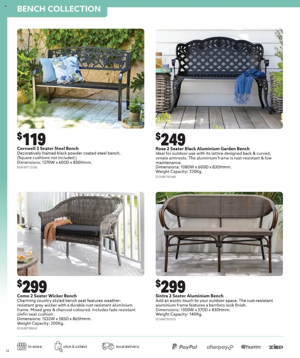 Mitre 10 catalogue - valid from 03.09.2025 | Page: 12 | Products: Powder, Weight, Bench