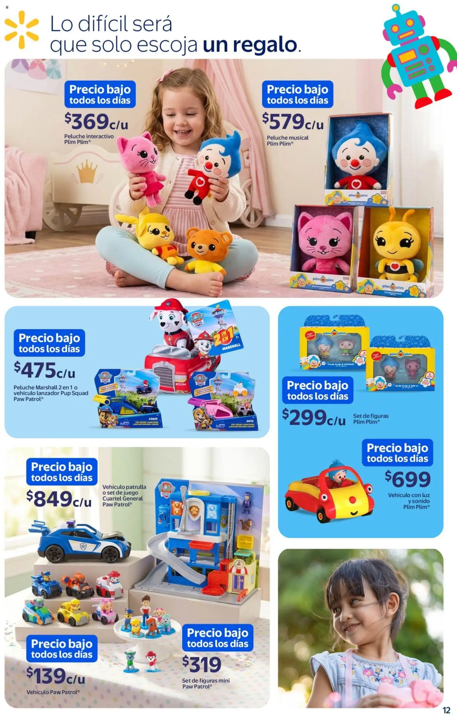 Nuevas ofertas de Walmart válidas en toda la República Mexicana desde el 10.04.2026. ¡Encuentra las mejores ofertas en Walmart folleto Los regalos favoritos de los niños! | Página: 12 | Productos: Juego