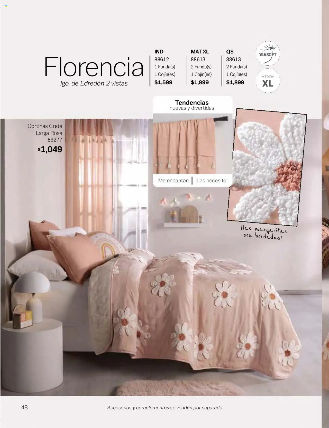 Nuevas ofertas de Vianney válidas en toda la República Mexicana desde el 24.01.2025. ¡Encuentra las mejores ofertas en Vianney catálogo Chavos! | Página: 50 | Productos: Cortinas