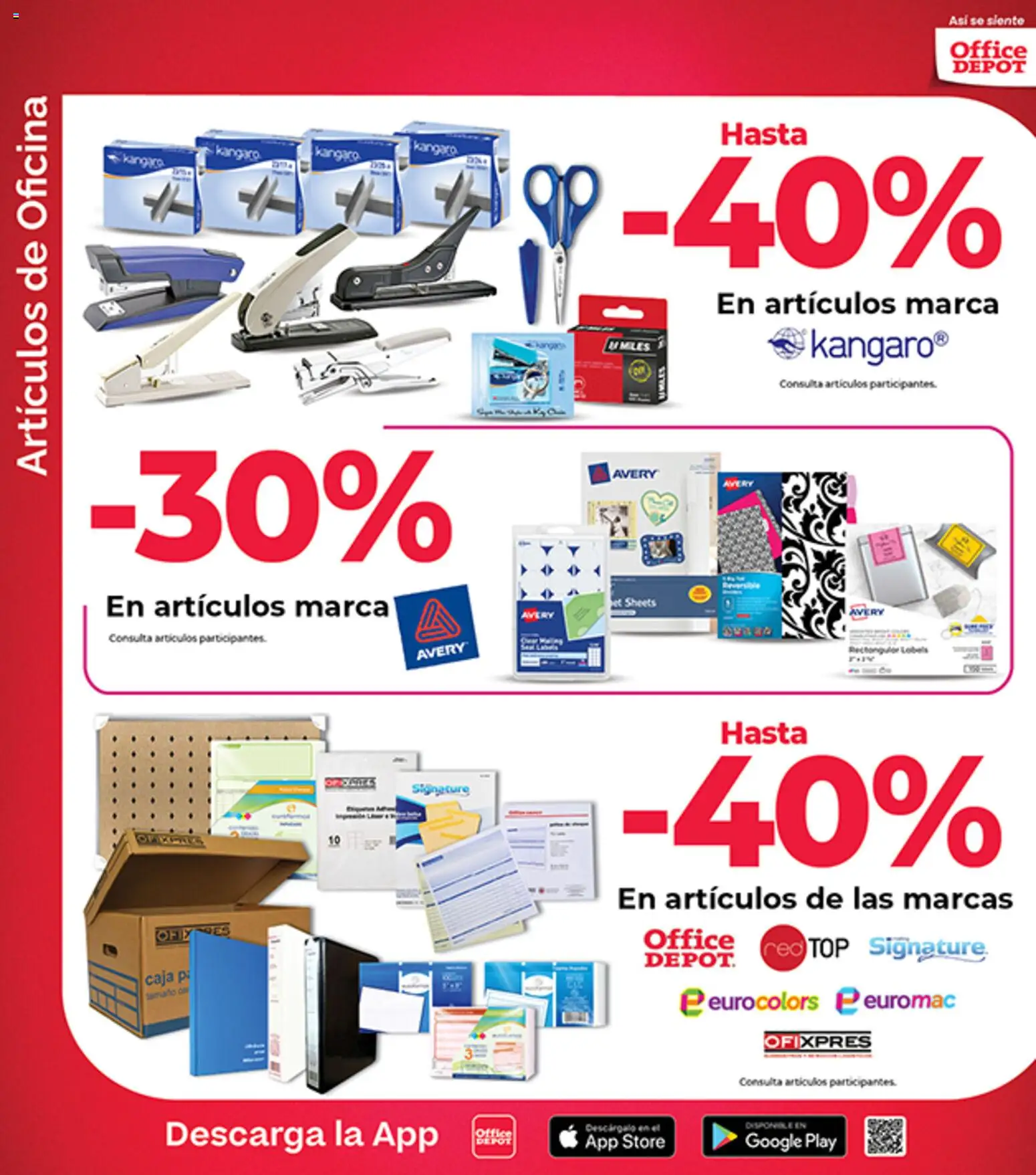 Nuevas ofertas de Office Depot válidas en toda la República Mexicana desde el 01.03.2026. ¡Encuentra las mejores ofertas en Office Depot catálogo! | Página: 15 | Productos: Top, Caja
