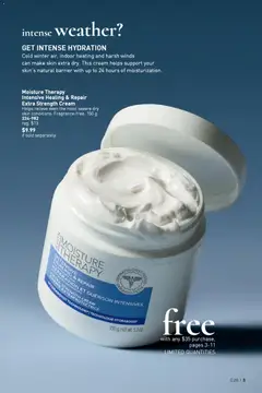 Preview of Moisture Therapy Intensive Healing & Repair Extra Strength Cream, Helps relieve even the most severe dry skin conditions. Fragrance-free. 150 g from shop Avon valid from 18.12.2025 | Page: 3